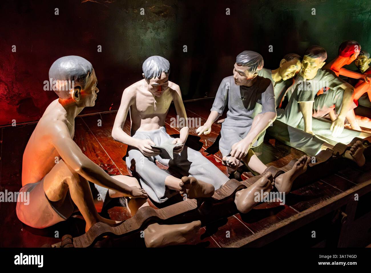 Vietnam, Hanoi, der ehemalige französische Kolonialbezirk, Hoa Lo Gefängnis Stockfoto