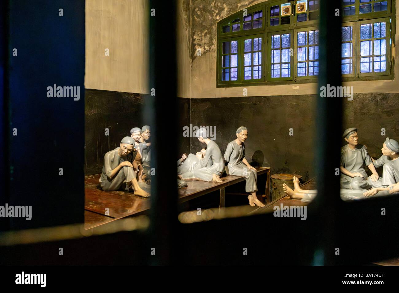Vietnam, Hanoi, der ehemalige französische Kolonialbezirk, Hoa Lo Gefängnis, Frauenzelle Stockfoto
