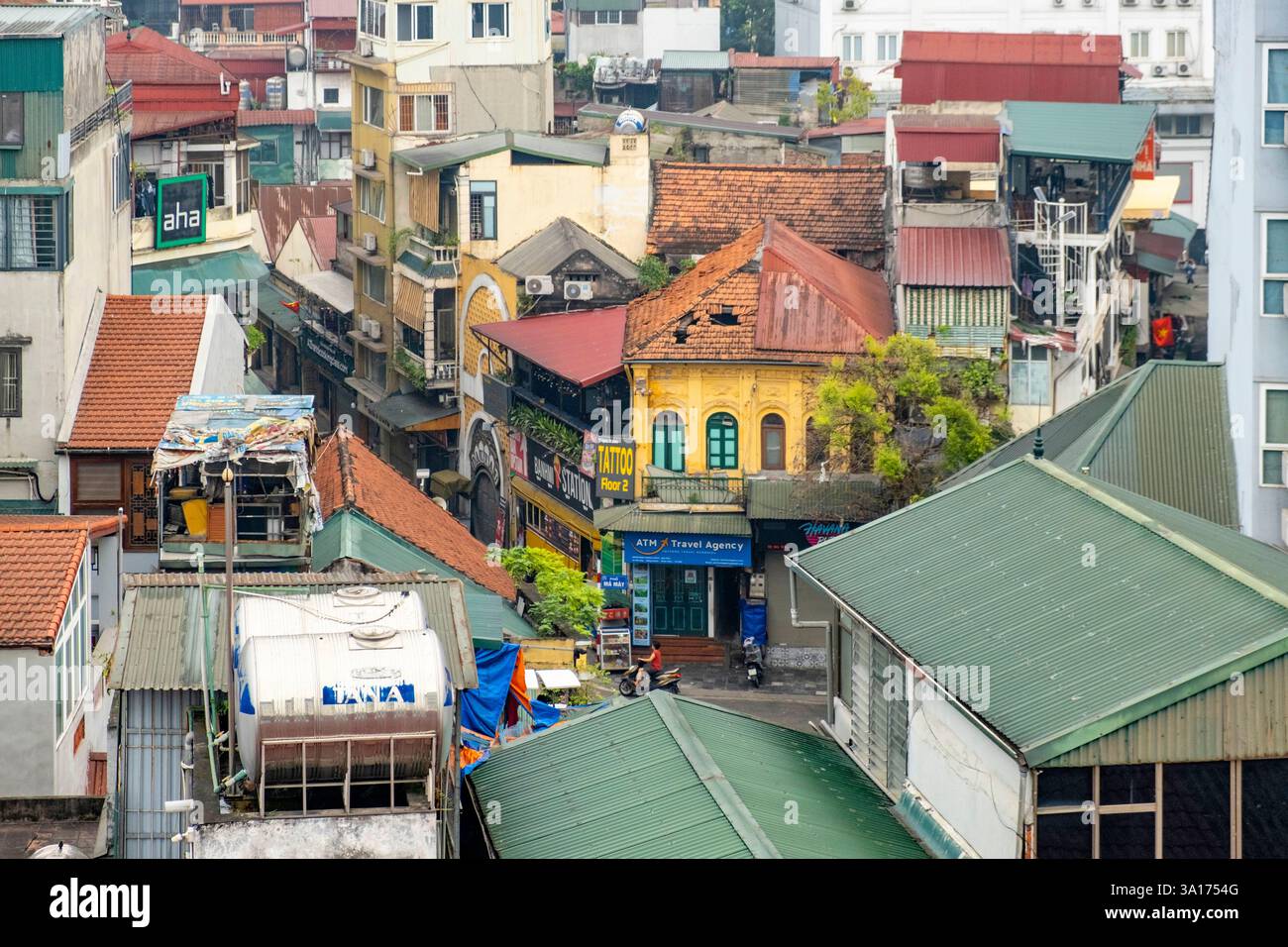 Vietnam, Hanoi, die Altstadt oder der Bezirk mit 36 Unternehmen ist zum Touristenviertel geworden Stockfoto