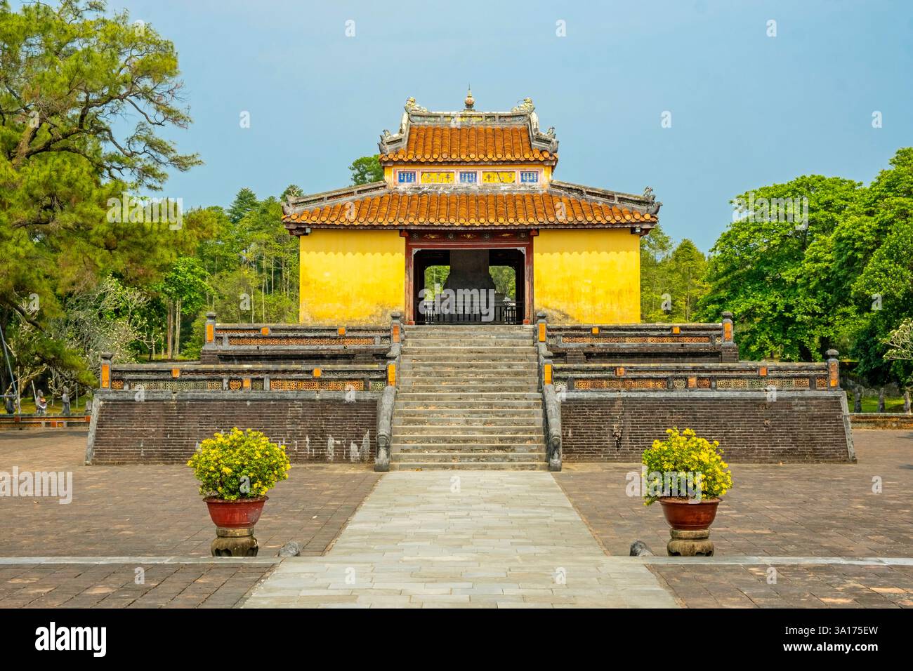 Vietnam, Zentrum, Provinz Thua Thien Hue, Hue, von der UNESCO zum Weltkulturerbe erklärt, Grab des Kaisers Minh Mang Stockfoto