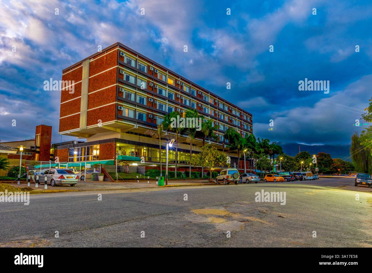 Mutare Holiday Inn, Mutare Zimbabwe Holiday Inn, African Sun Hotels Stockfoto