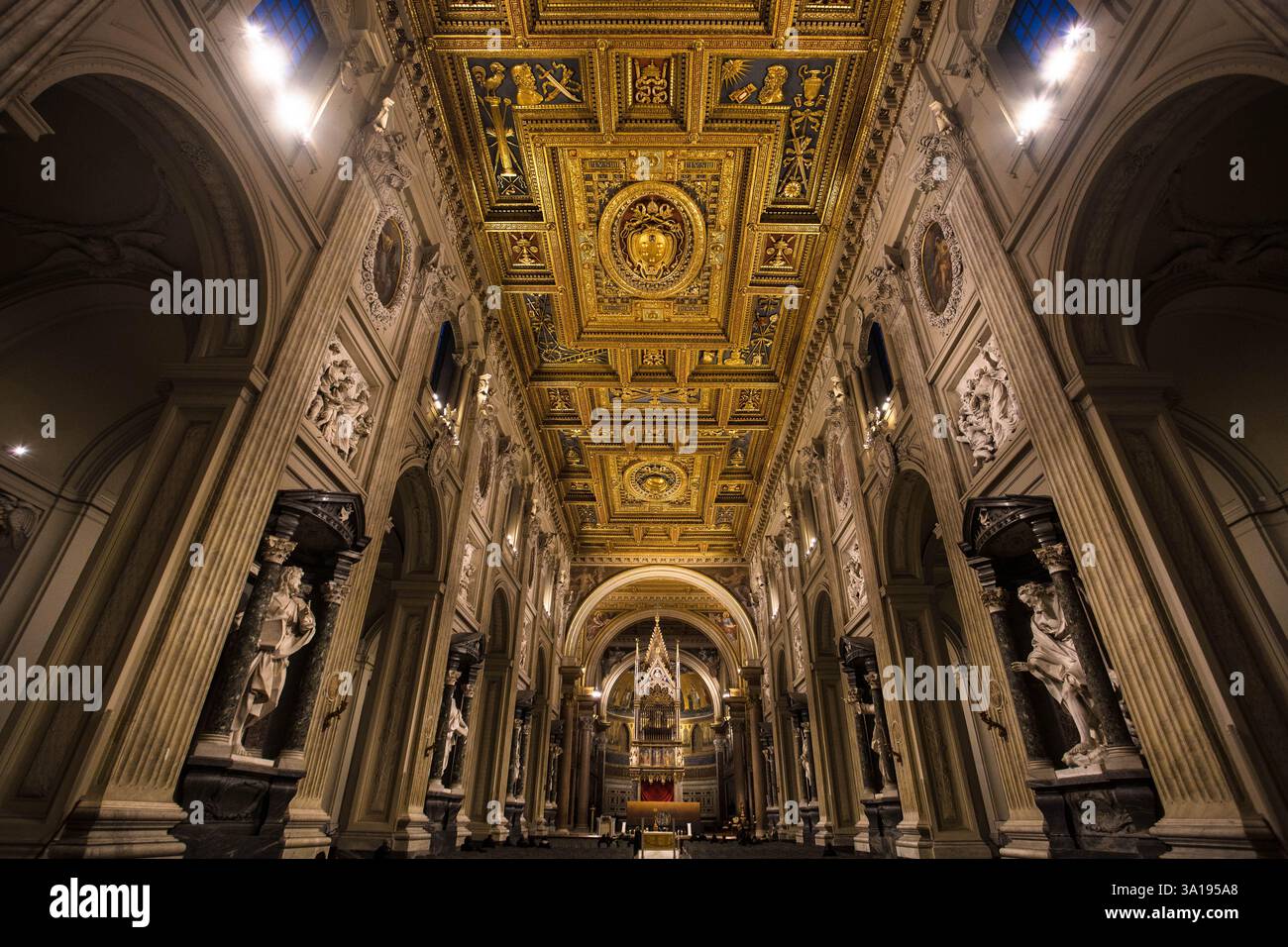 San Giovanni in Laterano, Rom Stockfoto