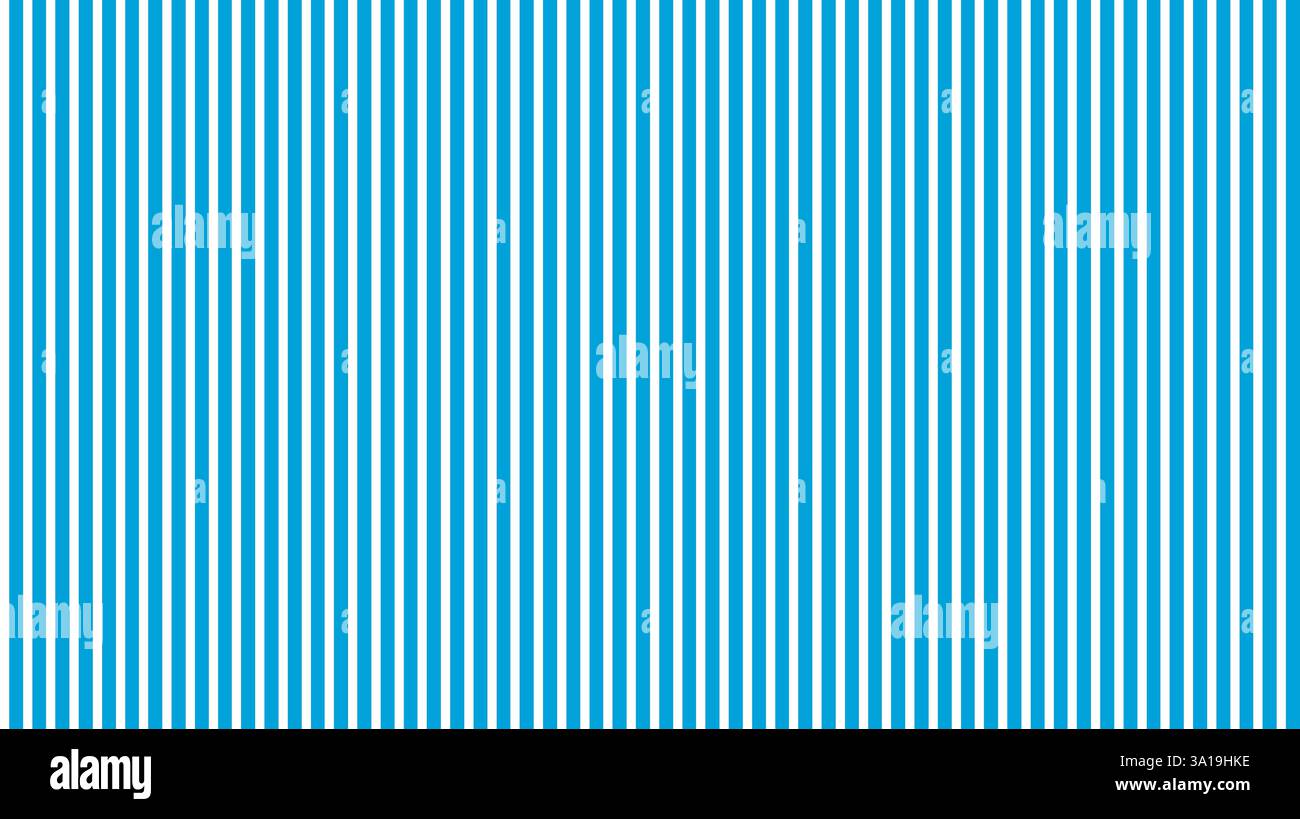 Nahtloses Streifenmuster mit blauen und weißen Streifen als Hintergrund Stockfoto