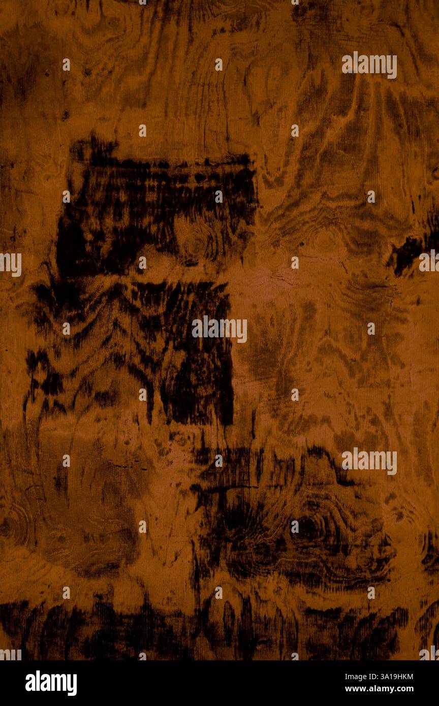 Braune schwarze alte schmutzige Textur von Holz Stockfoto