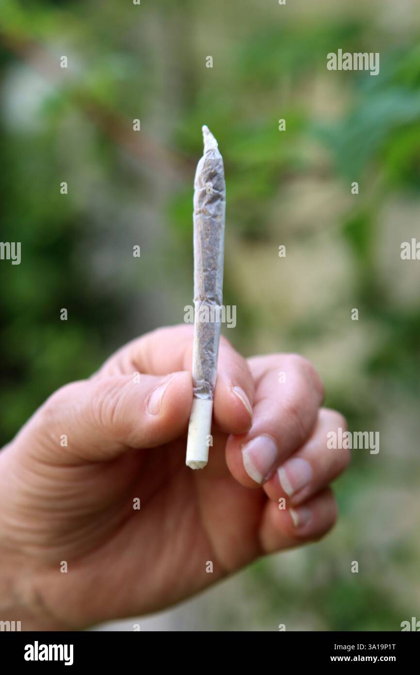 Frisch gebautes Gelenk Stockfoto