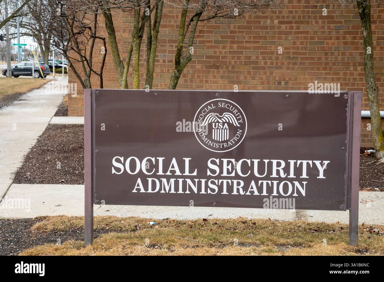 St Clair Shores, Michigan - Ein Büro der Sozialversicherungsverwaltung in Detroit. Stockfoto St Clair Shores, Michigan - Ein Büro der Sozialversicherungsverwaltung in Detroit. Stockfoto
