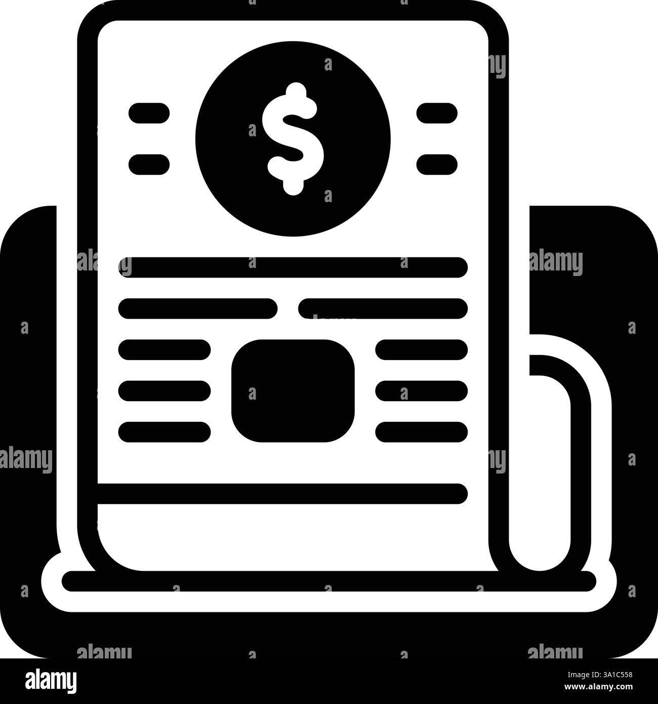 Symbol für Unternehmensnachrichten, Unternehmensnachrichten Stock Vektor