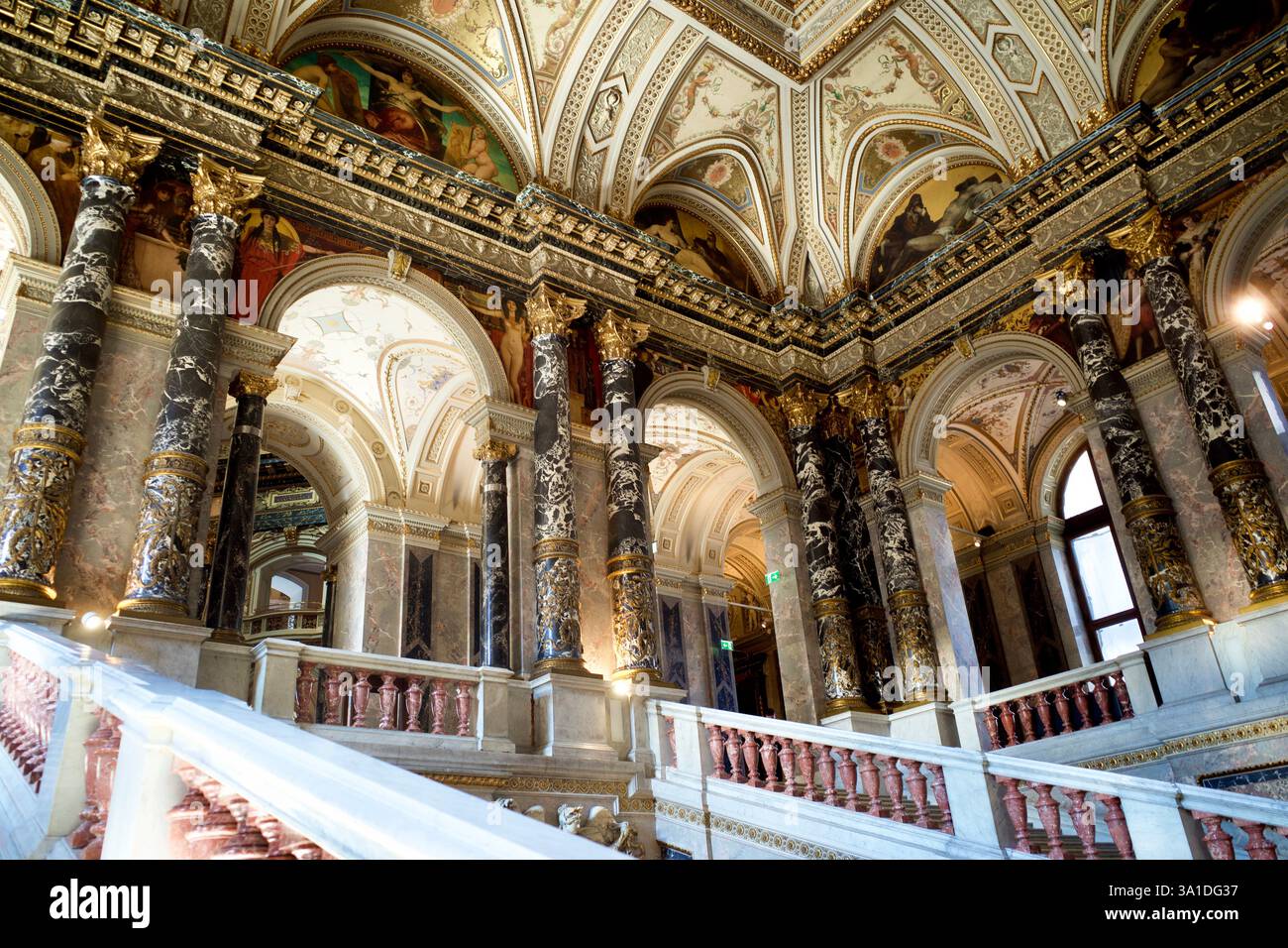 Wien, Österreich. September 2021. Im Inneren des Wiener Kunsthistorischen Museums Stockfoto