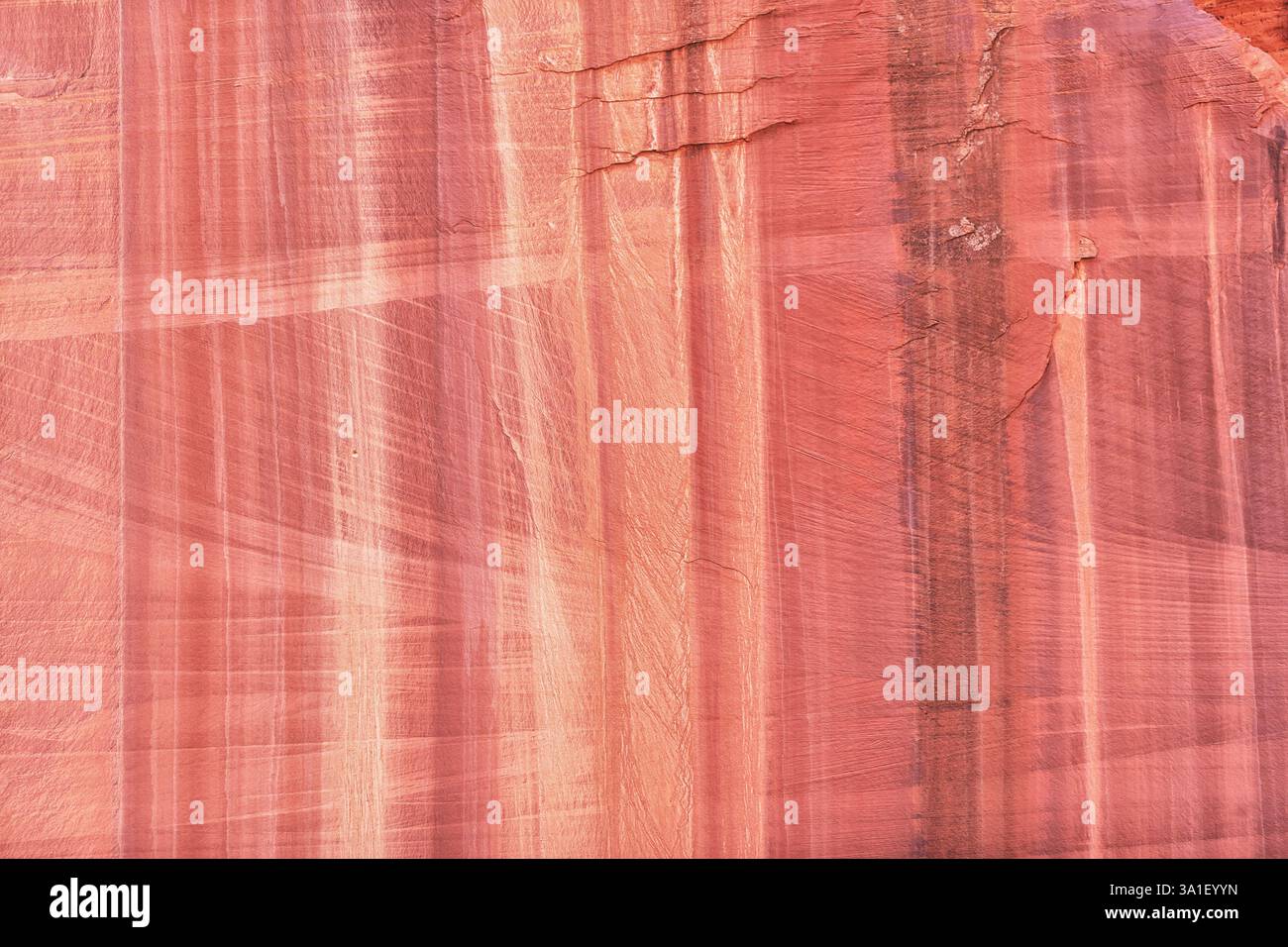 Canyon Wandstruktur, Grand Staircase Escalante National Monument. Utah, USA, Nordamerika Stockfoto