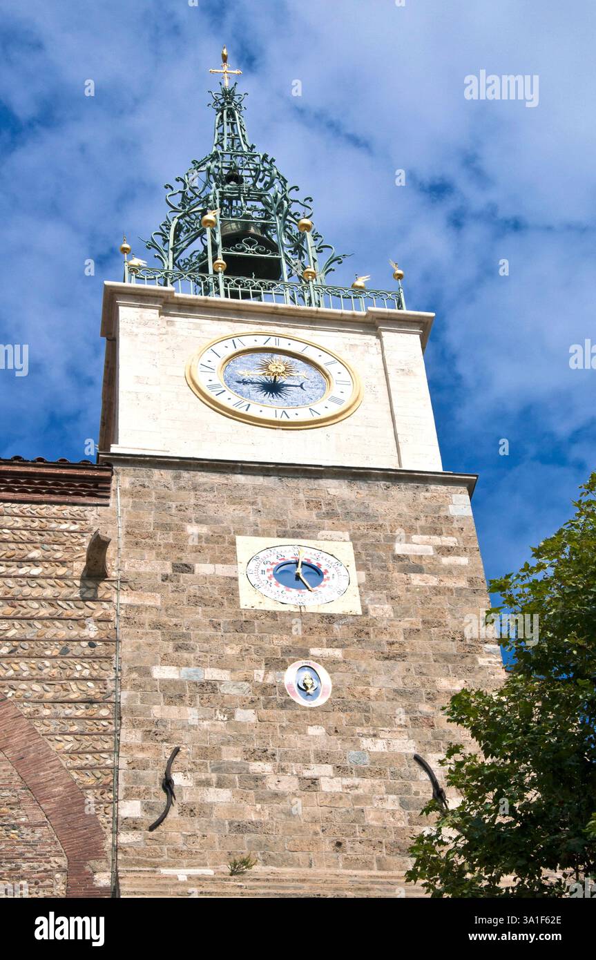 Cathédrale Saint-Jean-Baptiste de Perpignan, Occitanie, Frankreich Stockfoto Cathédrale Saint-Jean-Baptiste de Perpignan, Occitanie, Frankreich Stockfoto