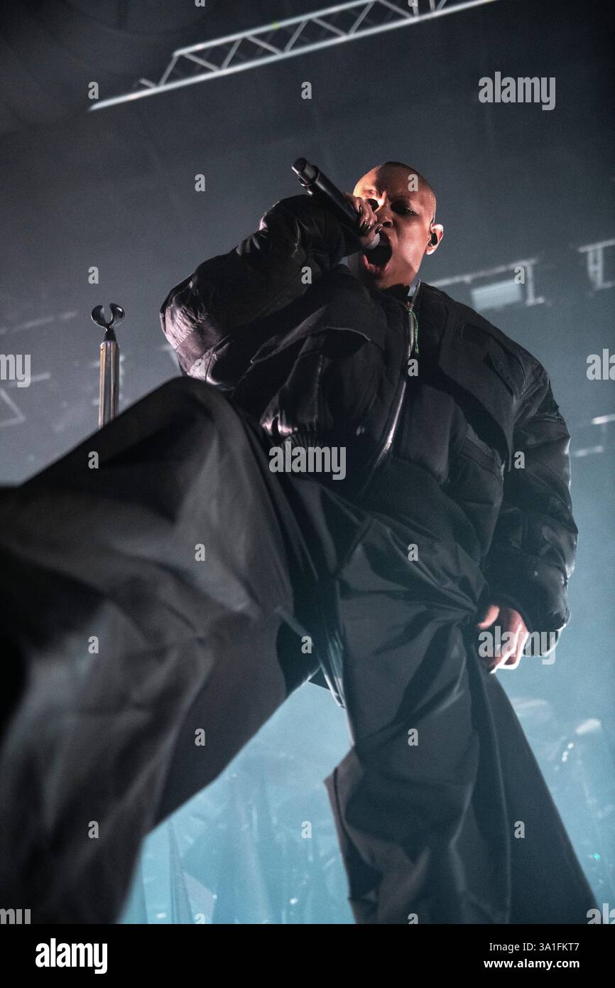 Skunk Anansie tritt im Sala Razzmatazz, Barcelona 4. März 2025 auf. Fotograf: Ale Espaliat Stockfoto