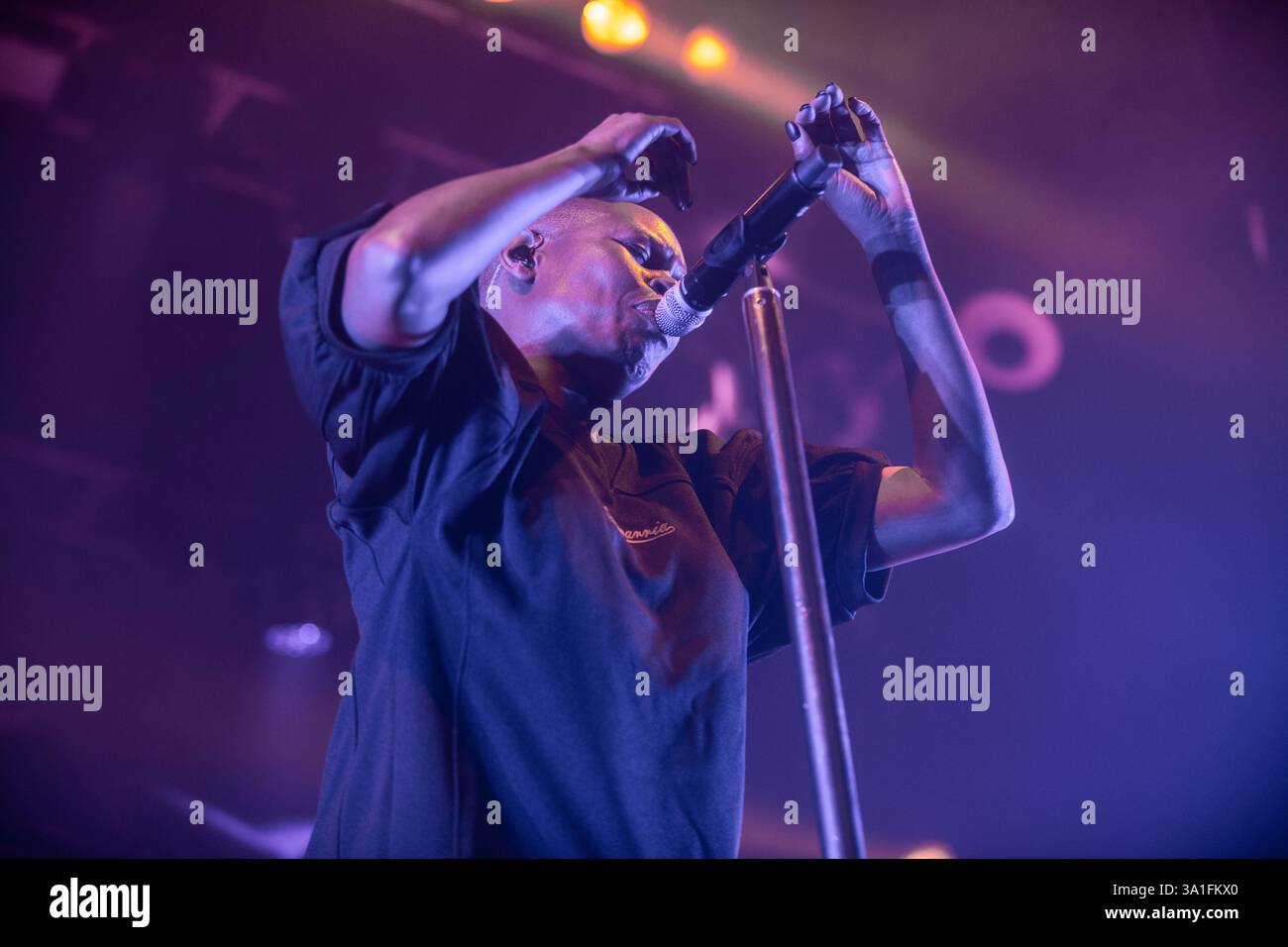 Skunk Anansie tritt im Sala Razzmatazz, Barcelona 4. März 2025 auf. Fotograf: Ale Espaliat Stockfoto