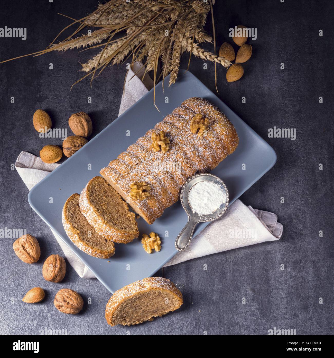 Amaranth kuchen Glutenfrei Stockfoto