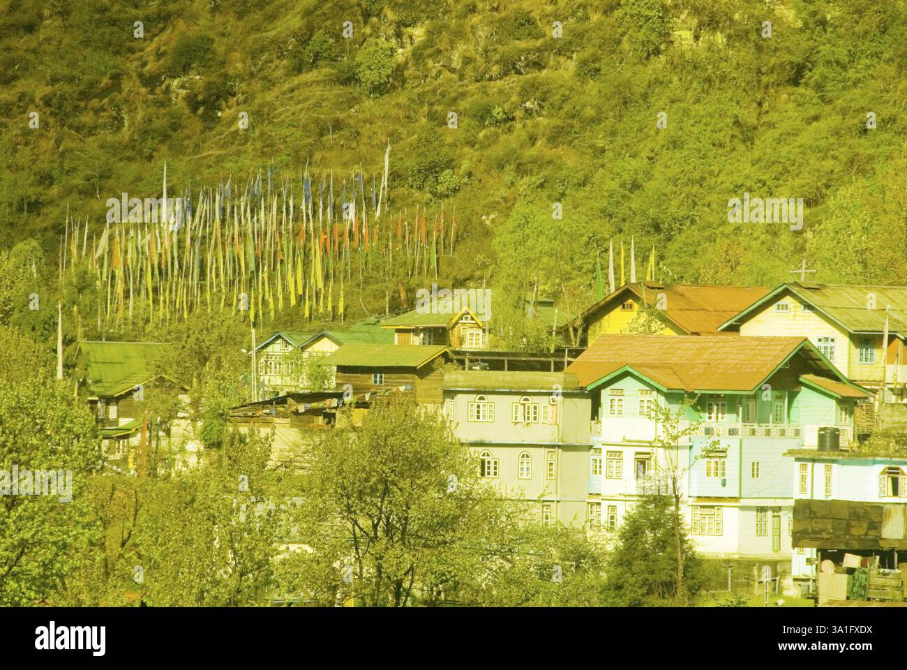 Lachung, Sikkim, Indien, Asien Stockfoto