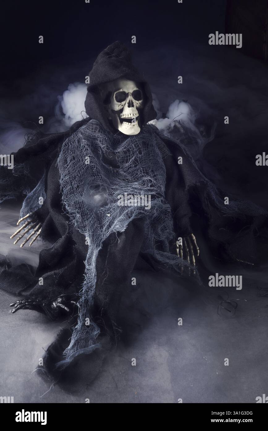 Halloween Skelett Stockfoto