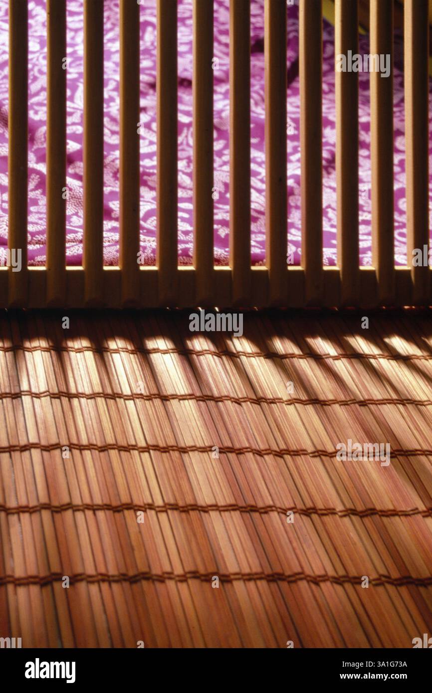 Licht und Schatten Kashmiri Set-up mit Matte Stockfoto