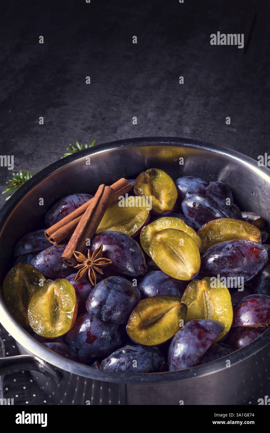 Um Stau zu machen Stockfoto