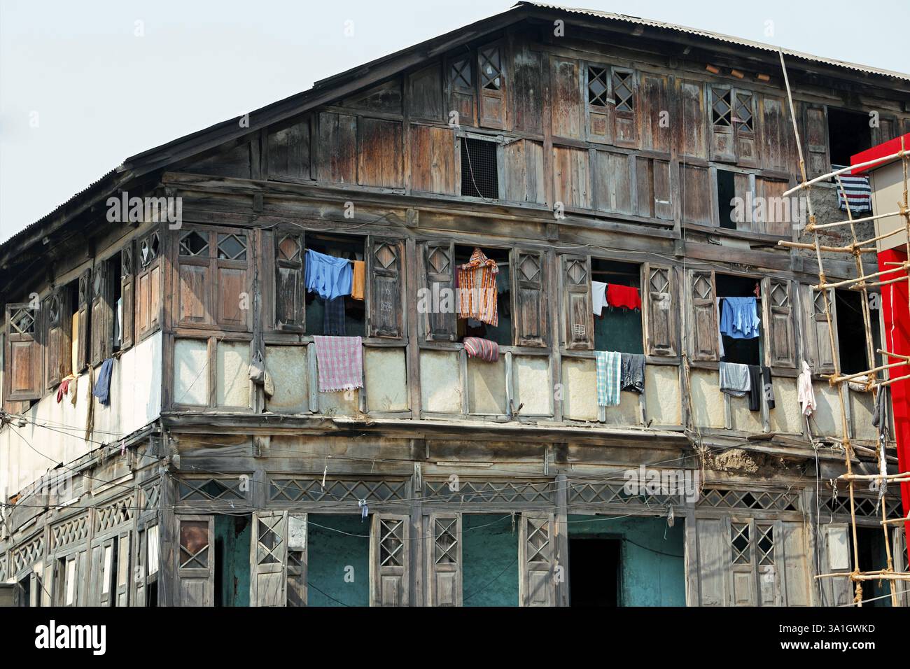 Altes Haus, Pune, Maharashtra, Indien, Asien Stockfoto