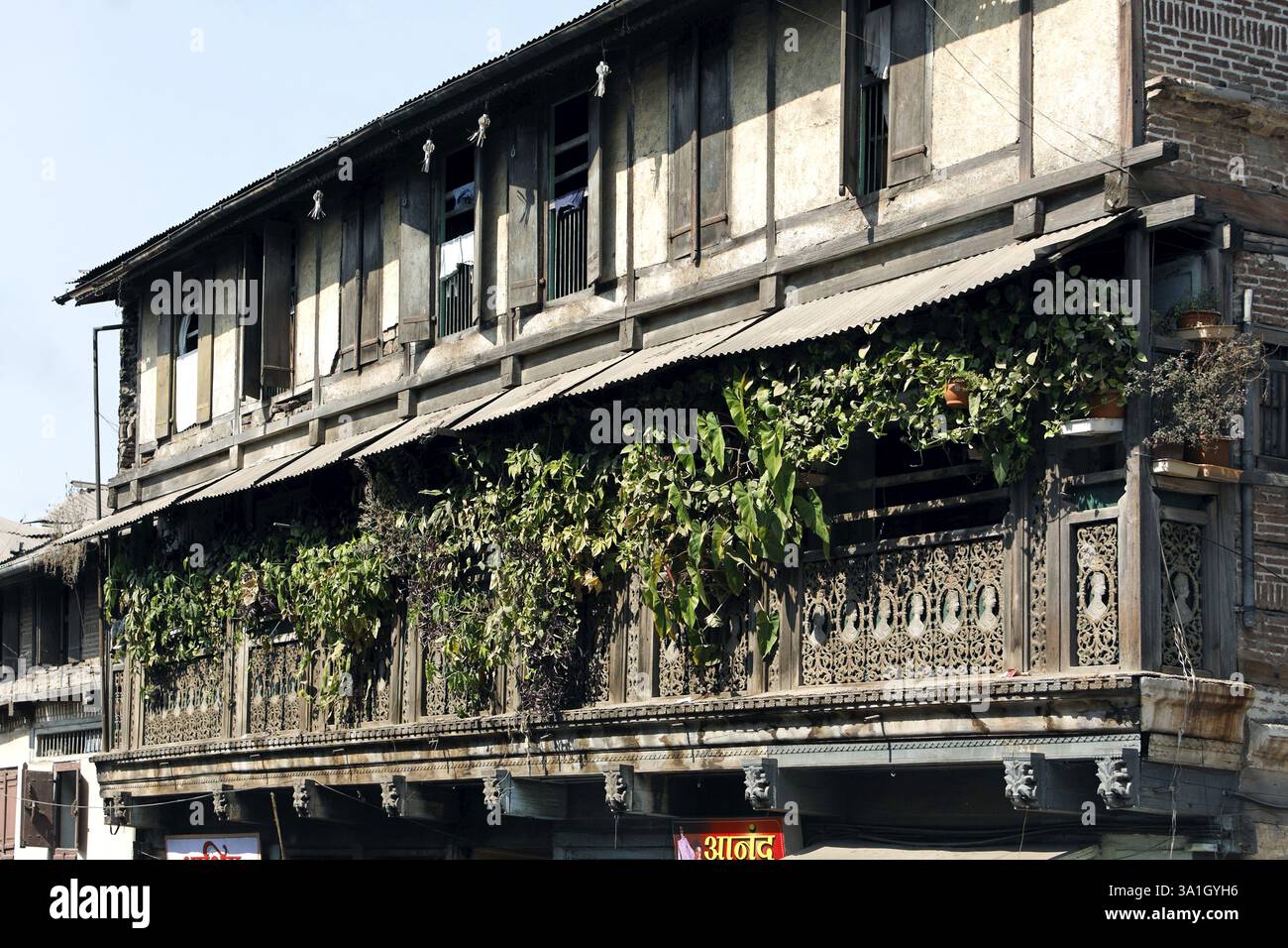 Altes Gusseisen, Pune, Maharashtra, Indien, Asien Stockfoto