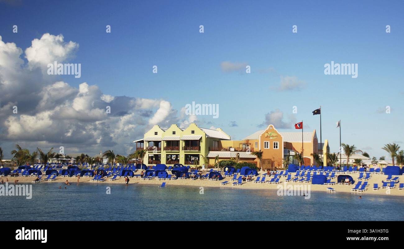 Beach, Grand Turk, Turks- und Caicosinseln, British West Indies, Nordamerika Stockfoto