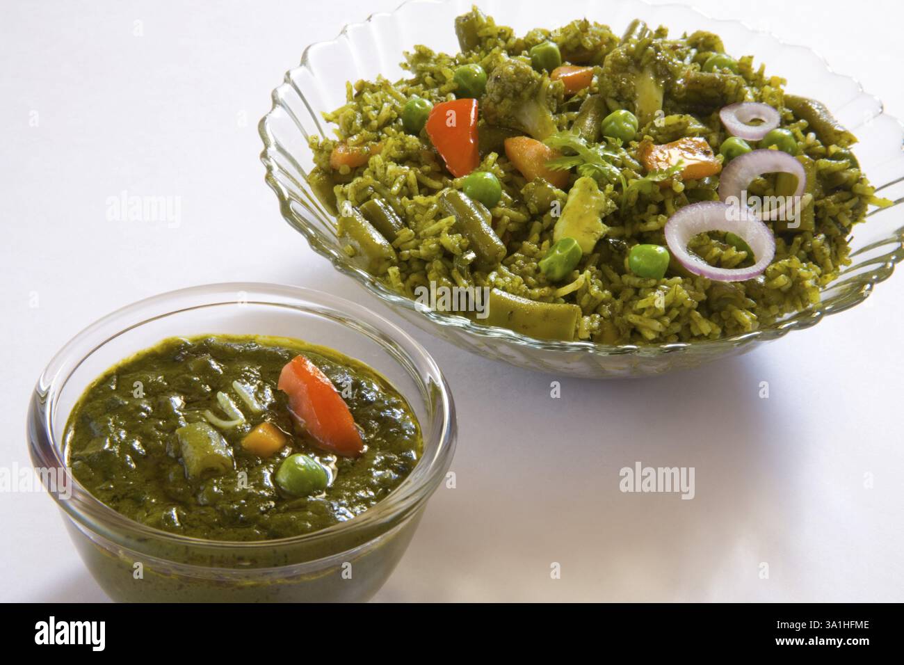 Indische Küche Hyderabadi Biryani aus Basmati Reis Karotten Blumenkohl ...