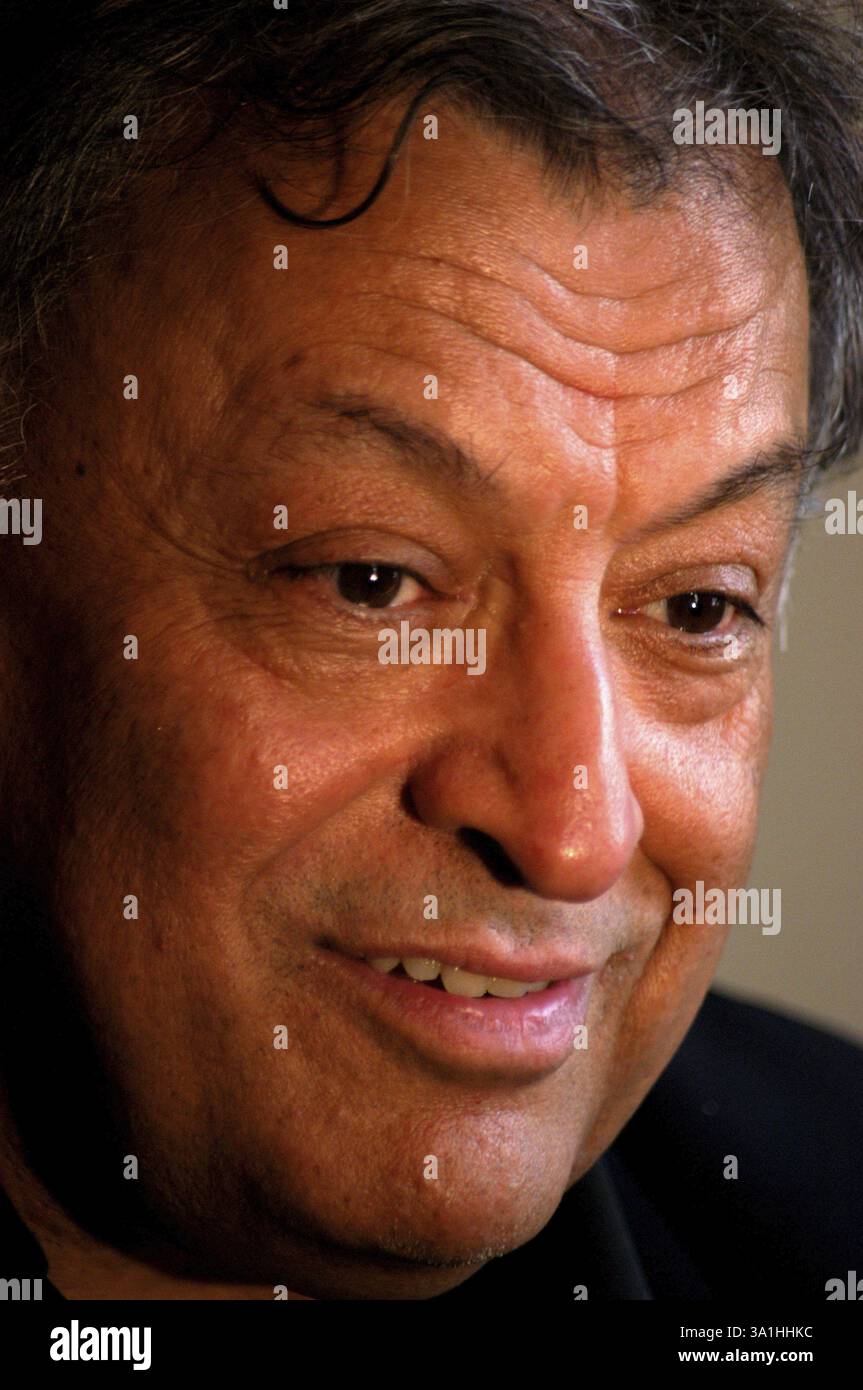 Der weltbekannte indische Dirigent der westlichen Klassik Zubin Mehta NO MR Stockfoto