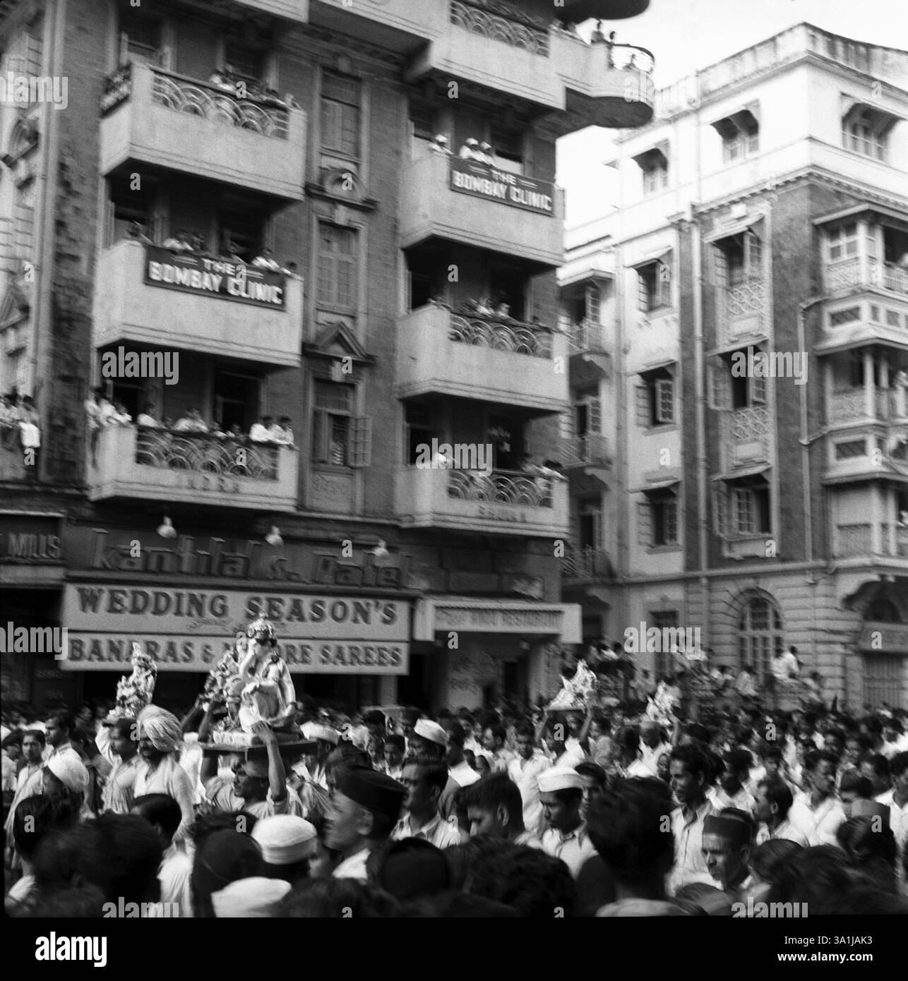 Ganesh Ganpati Visarjan im Opernhaus Bombay Mumbai, Maharashtra, Indien, Asien Stockfoto Ganesh Ganpati Visarjan im Opernhaus Bombay Mumbai, Maharashtra, Indien, Asien Stockfoto