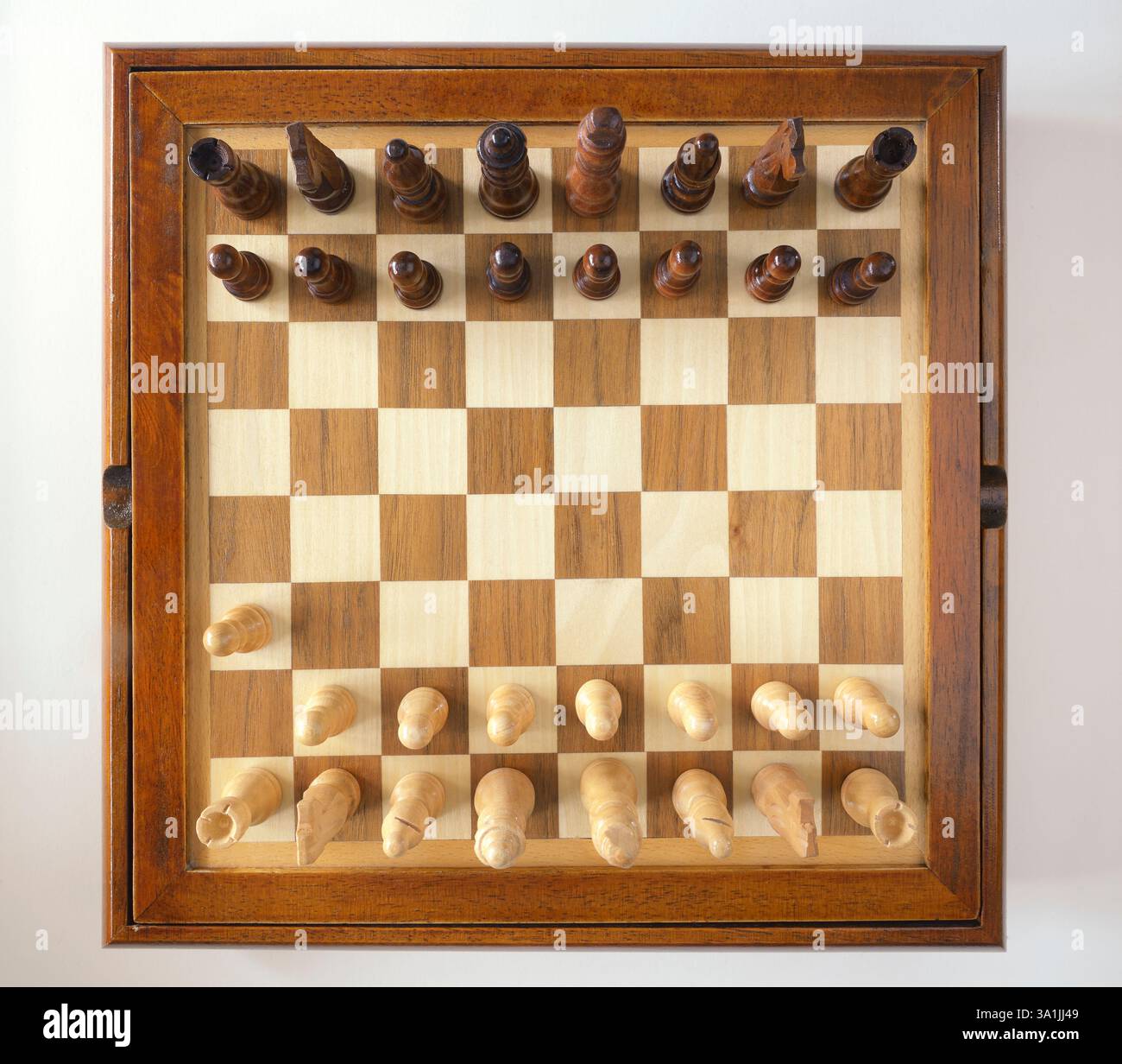 Anderssens Eröffnung ist eine ungewöhnliche Schachöffnung, die durch die Bewegung 1 definiert wird. a3 Stockfoto