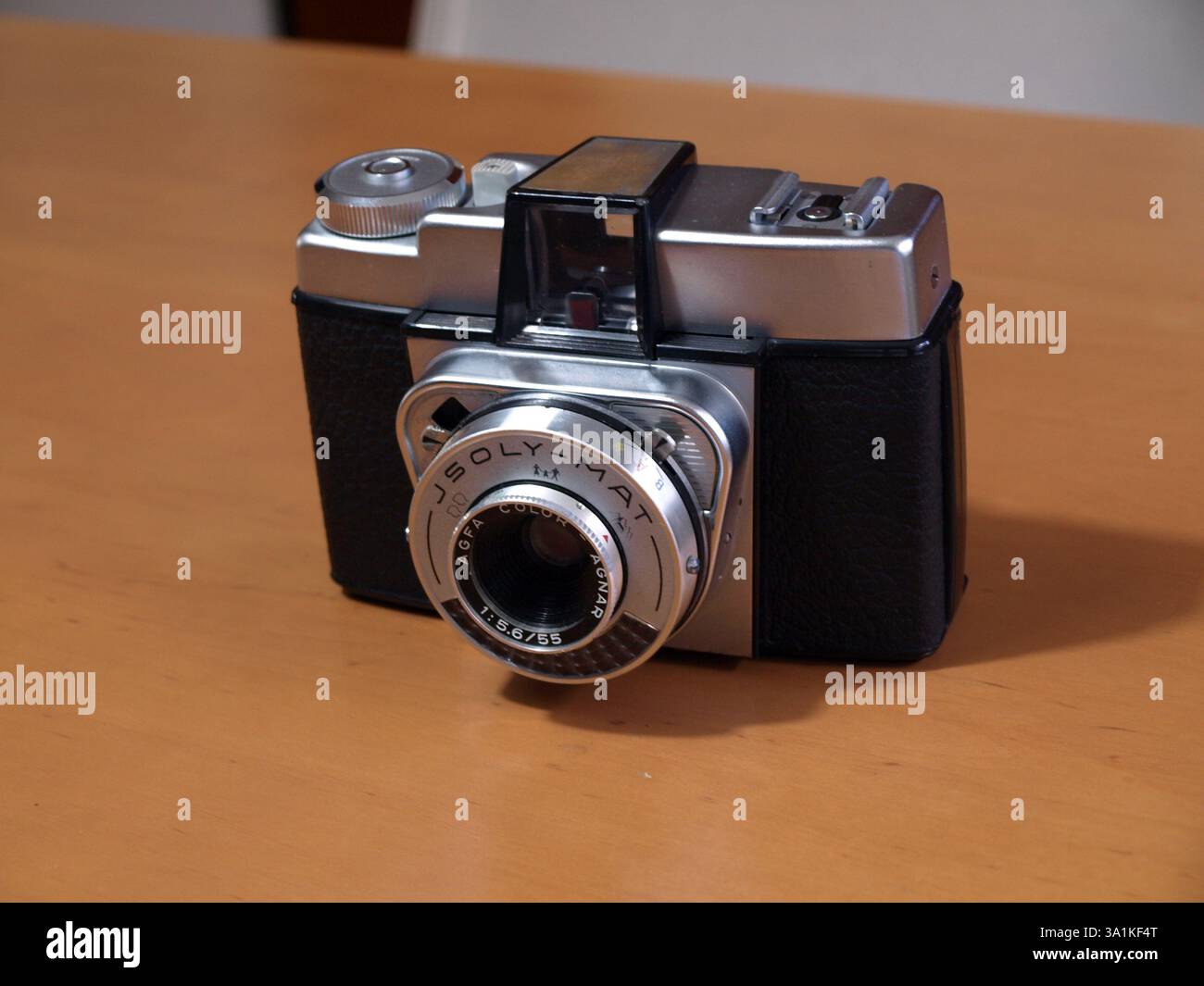 Die klassische Agfa Isoly-Matte aus den 1960er Jahren verwendet Rollfilm 120 4x4 negativ Stockfoto