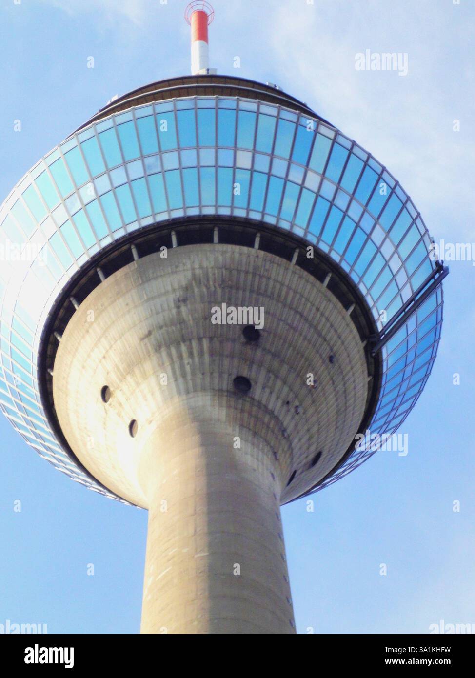 Fernsehturm in Düsseldorf, Nordrhein-Westfalen, Deutschland Stockfoto