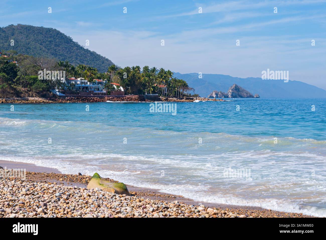 banderas Bucht Küste bei playa Palmares in puerto vallarta mexiko Stockfoto