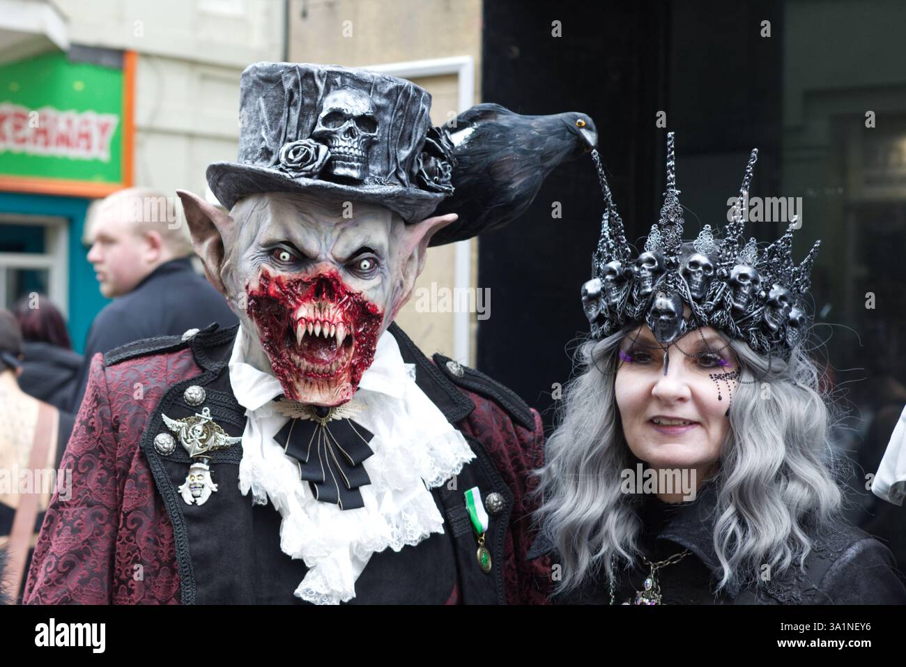 Dracula und seine Königin Whitby Stockfoto