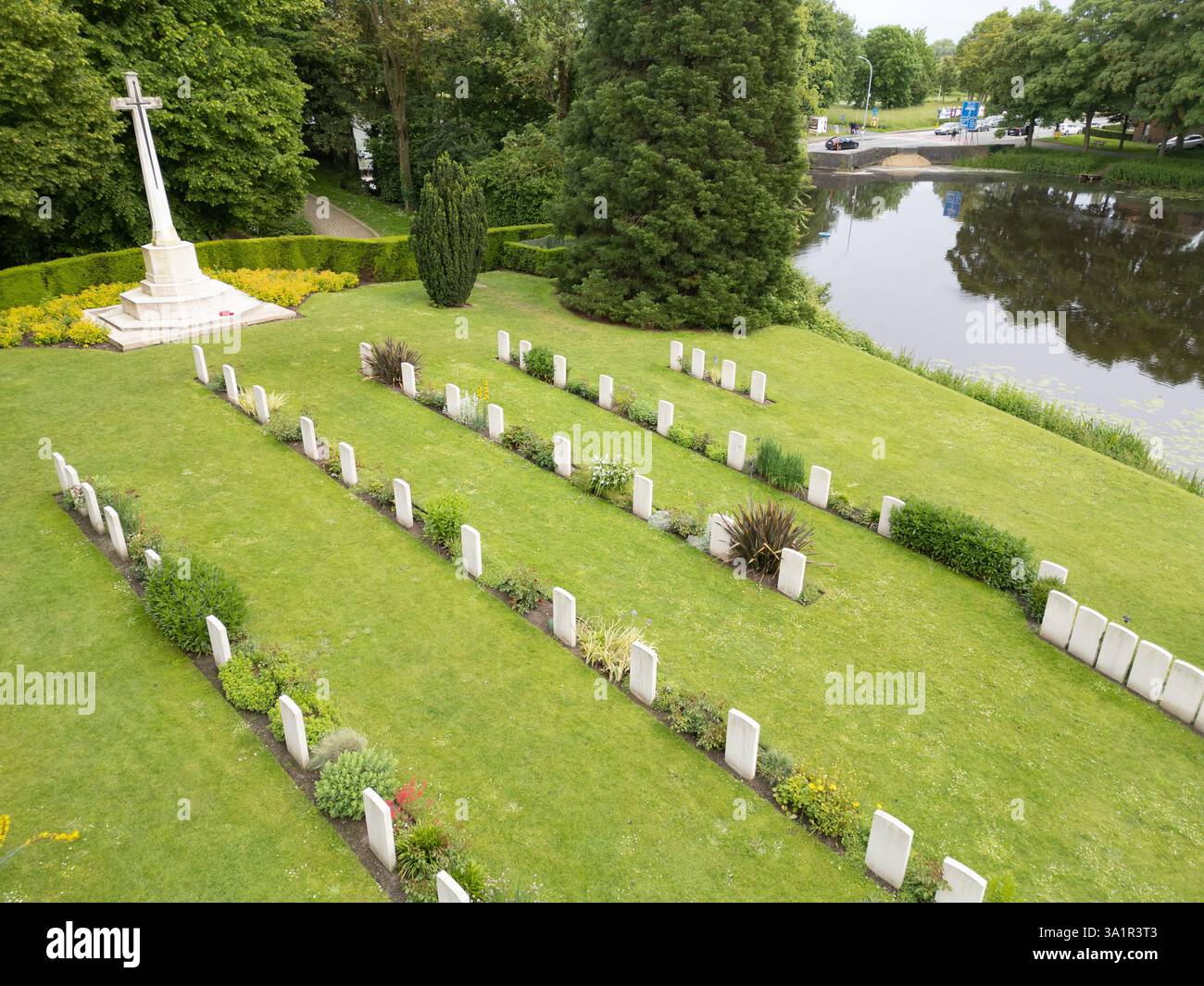 Wall Cemetery, Lille Gate, Ypern, Belgien Stockfoto