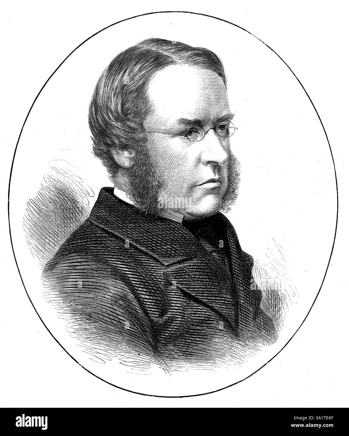 Dr. Lyon Playfair, M. P., der neue Generalpostmeister, 1873. Gravur von einem Foto von Mr. Caldesi. Er studierte Chemie in Glasgow und wurde Schüler des berühmten Chemikers Liebig. Er war nacheinander Professor für Chemie an der Königlichen Institution, Kommissar zum Thema des gesundheitlichen Zustands unserer Hauptstädte, Chemiker am Museum für praktische Geologie, gemeinsamer Sekretär der Abteilung für Wissenschaft und Kunst, Generalinspektor der staatlichen Museen und Wissenschaftsschulen, Professor für Chemie an den Universitäten Stockfoto