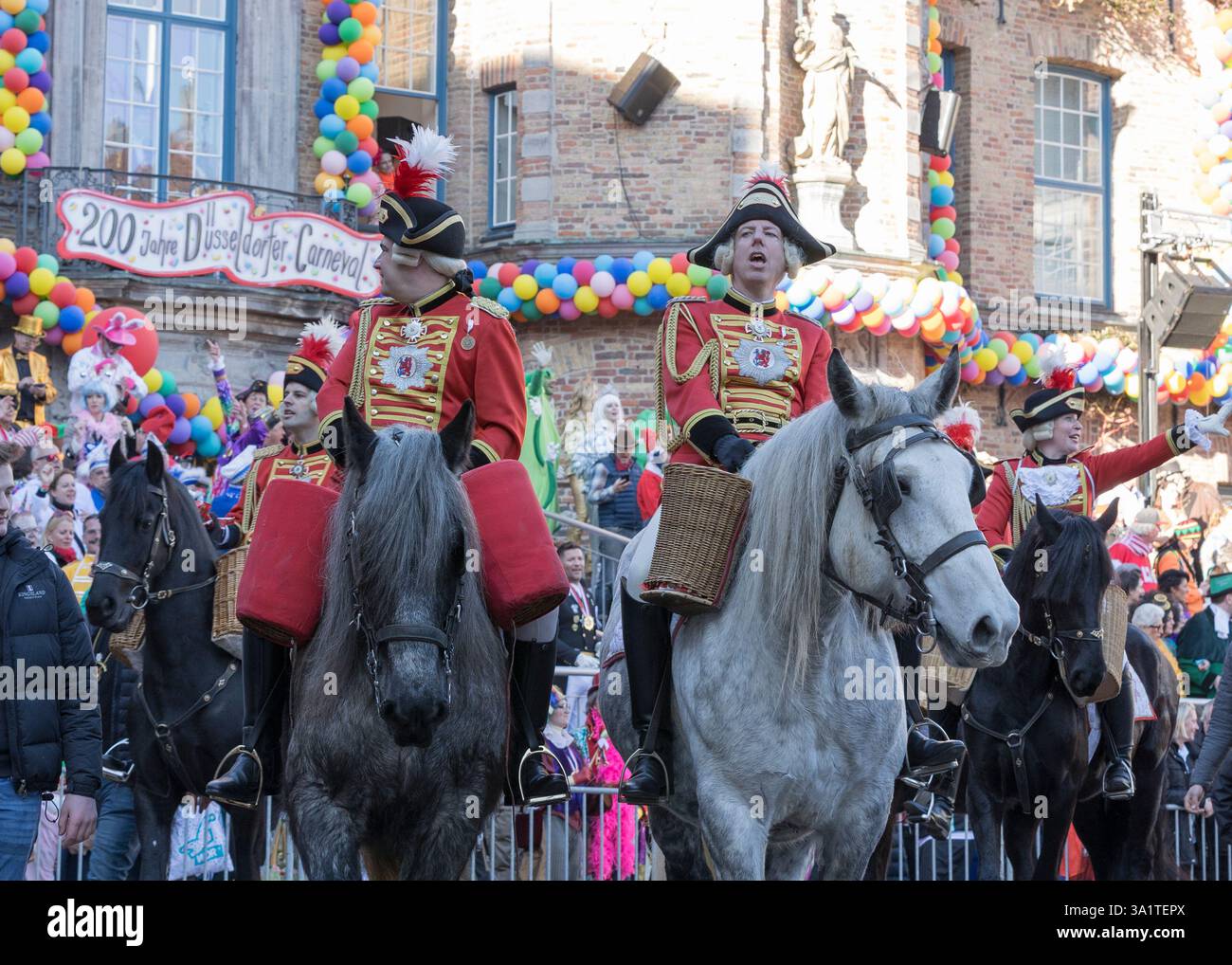 Rosenmontag Festival Karneval Karneval Tradition Düsseldorf Deutschland Europa Parade Festival Stockfoto