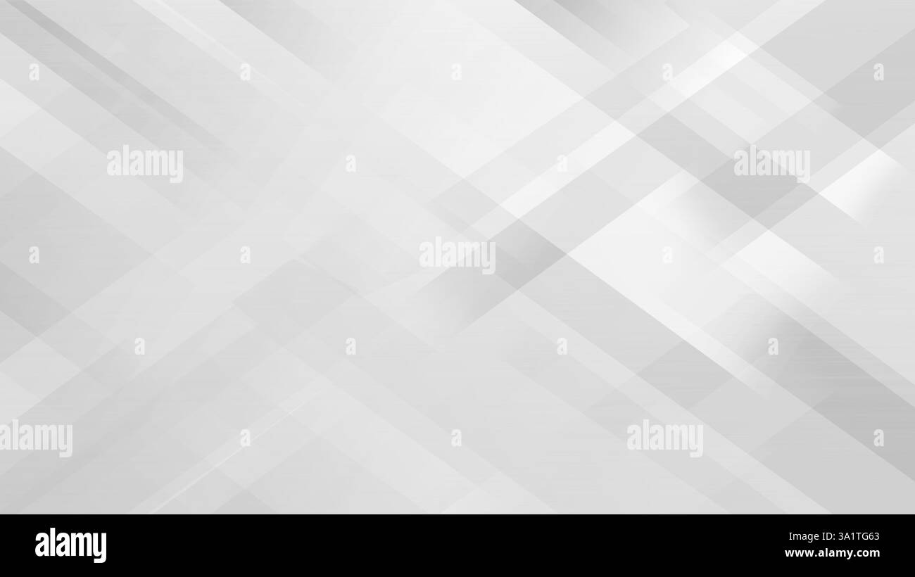 Weiß Grau Abstrakter Hintergrund, Abstrakter Hintergrund Grau. Weißer abstrakter Hintergrund mit dreieckigem Dekor an den Seiten. Stockfoto