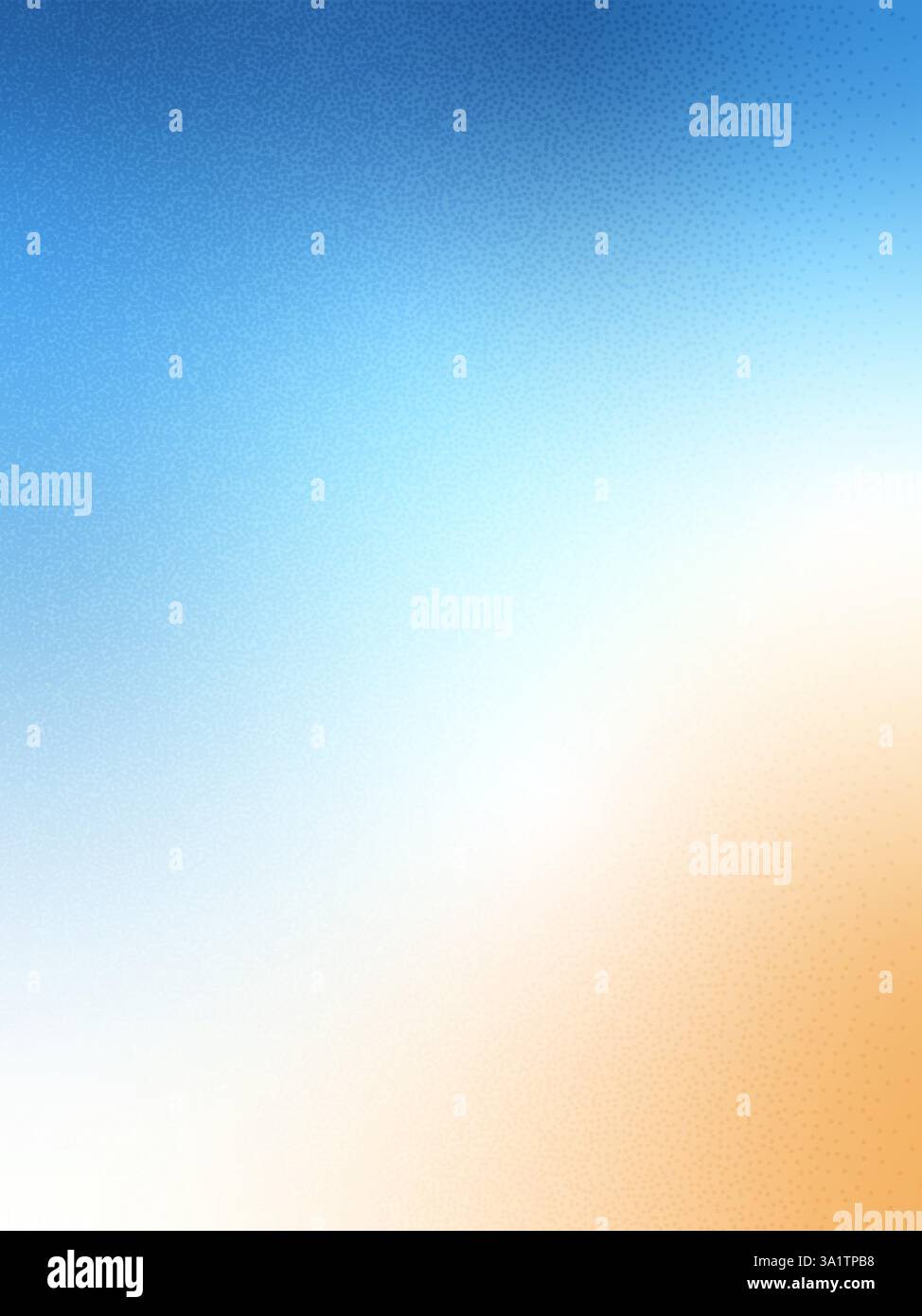 Unscharfer Strandverlauf. Blauer und orangefarbener Hintergrund mit Rauschen. Meerwasser und Sand im abstrakten Hintergrund. Ozeanwelle. Vektor tropische s Stock Vektor