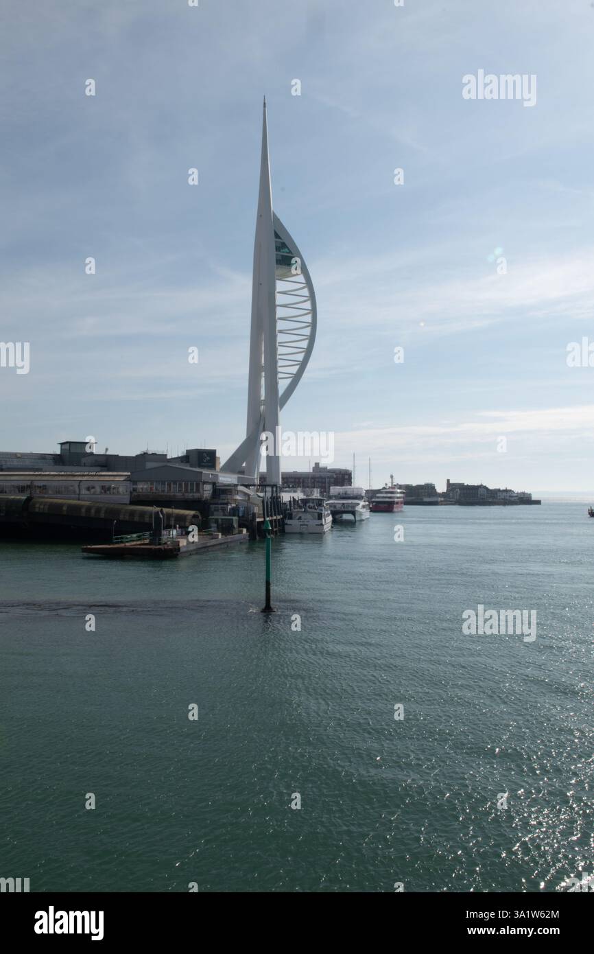 Der Spinnaker Tower, Portsmouth, England Stockfoto