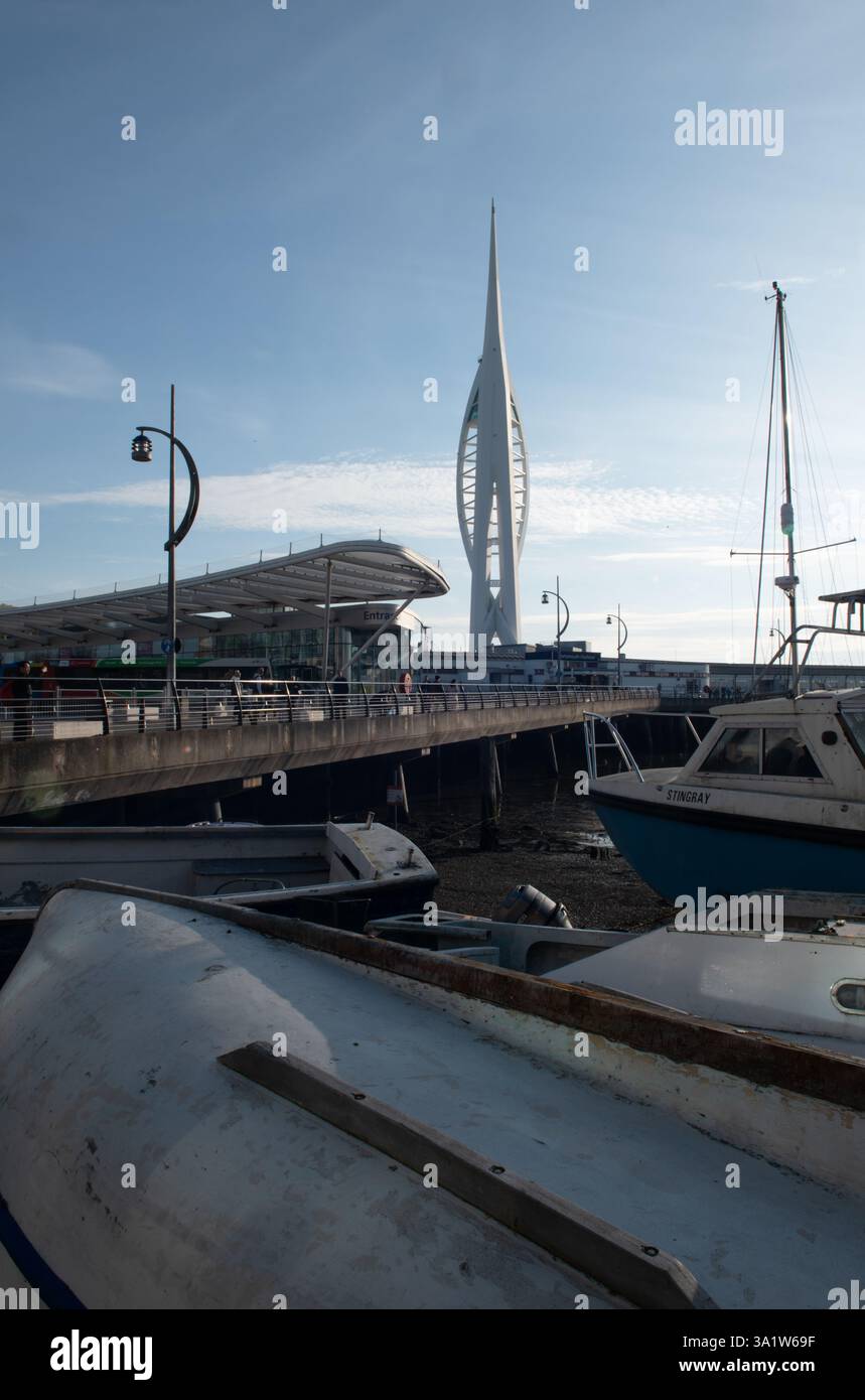 Der Spinnaker Tower, Portsmouth, England Stockfoto