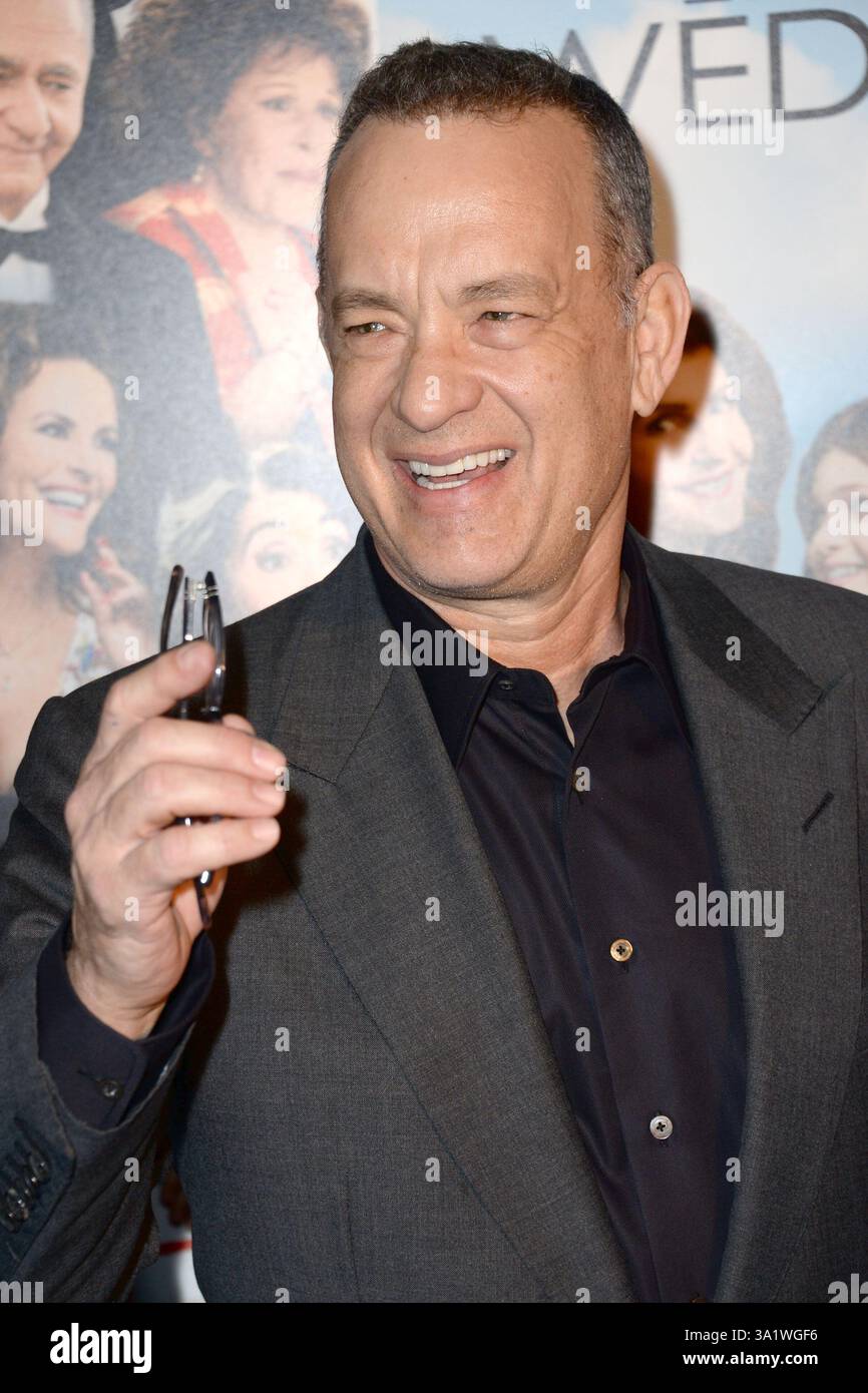 Tom Hanks besuchte am 15. März 2016 die New Yorker Premiere „My Big Fat Greek Wedding 2“ im AMC Loews Lincoln Square 13 Theater in New York City Stockfoto