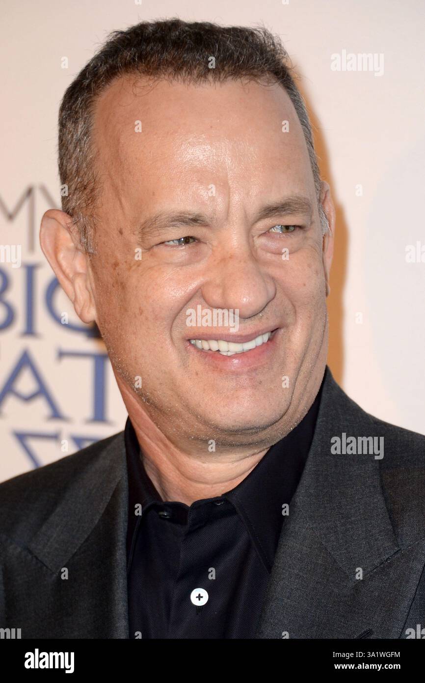 Tom Hanks besuchte am 15. März 2016 die New Yorker Premiere „My Big Fat Greek Wedding 2“ im AMC Loews Lincoln Square 13 Theater in New York City Stockfoto