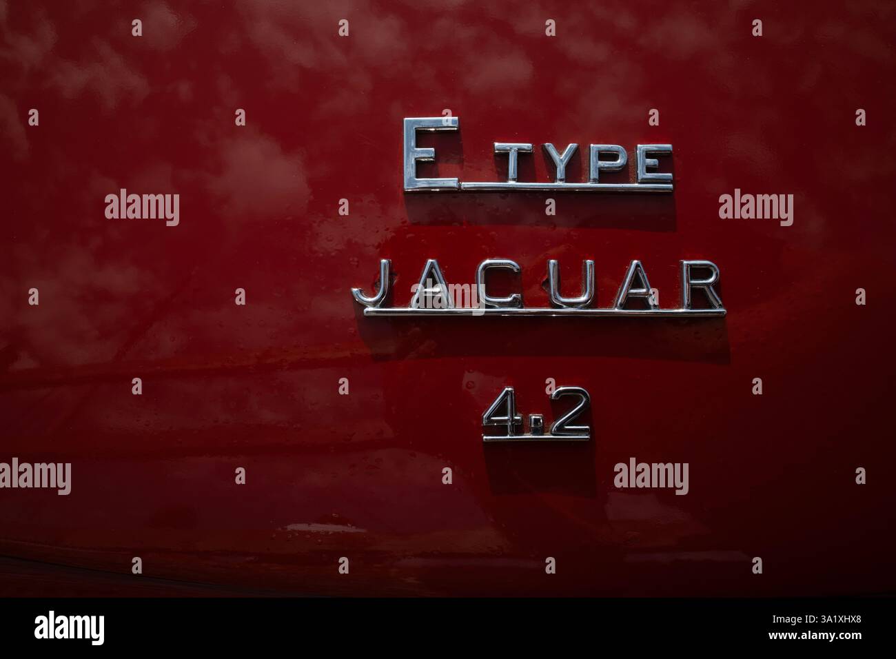 E Typ Jaguar 4.2 Stockfoto