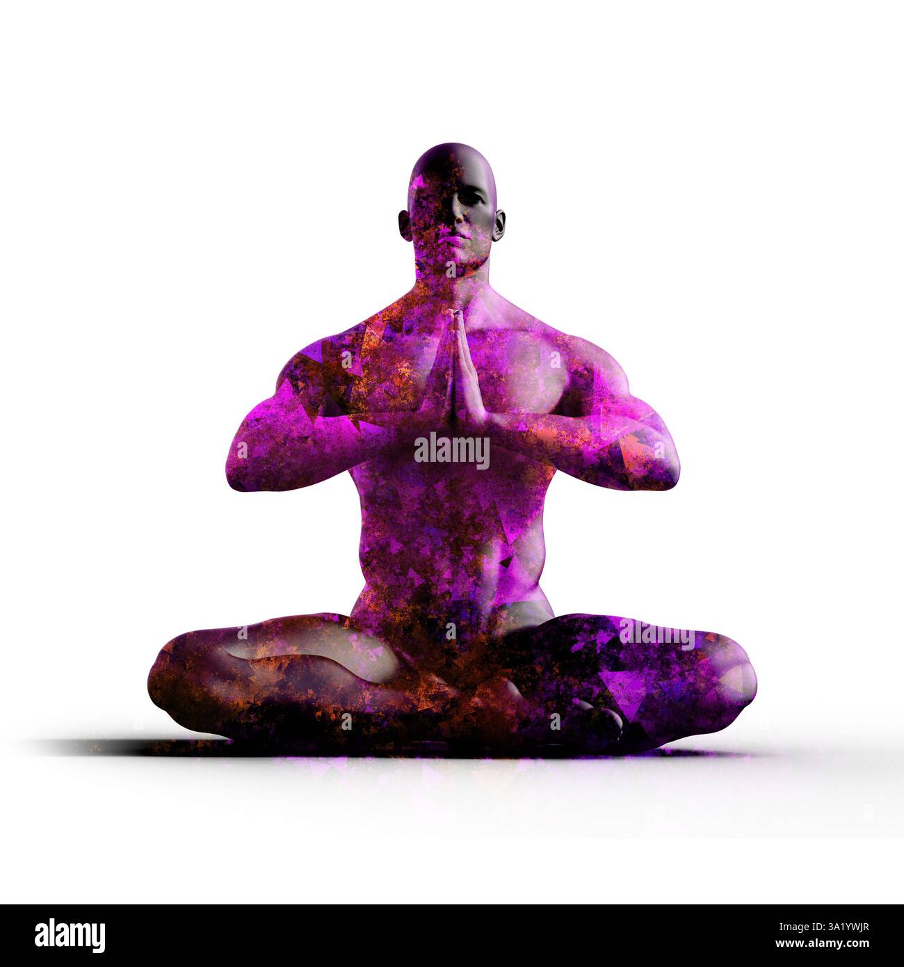 Friedliche Hintergrundbilder mit Musik-Thema Beruhigung Stockfoto