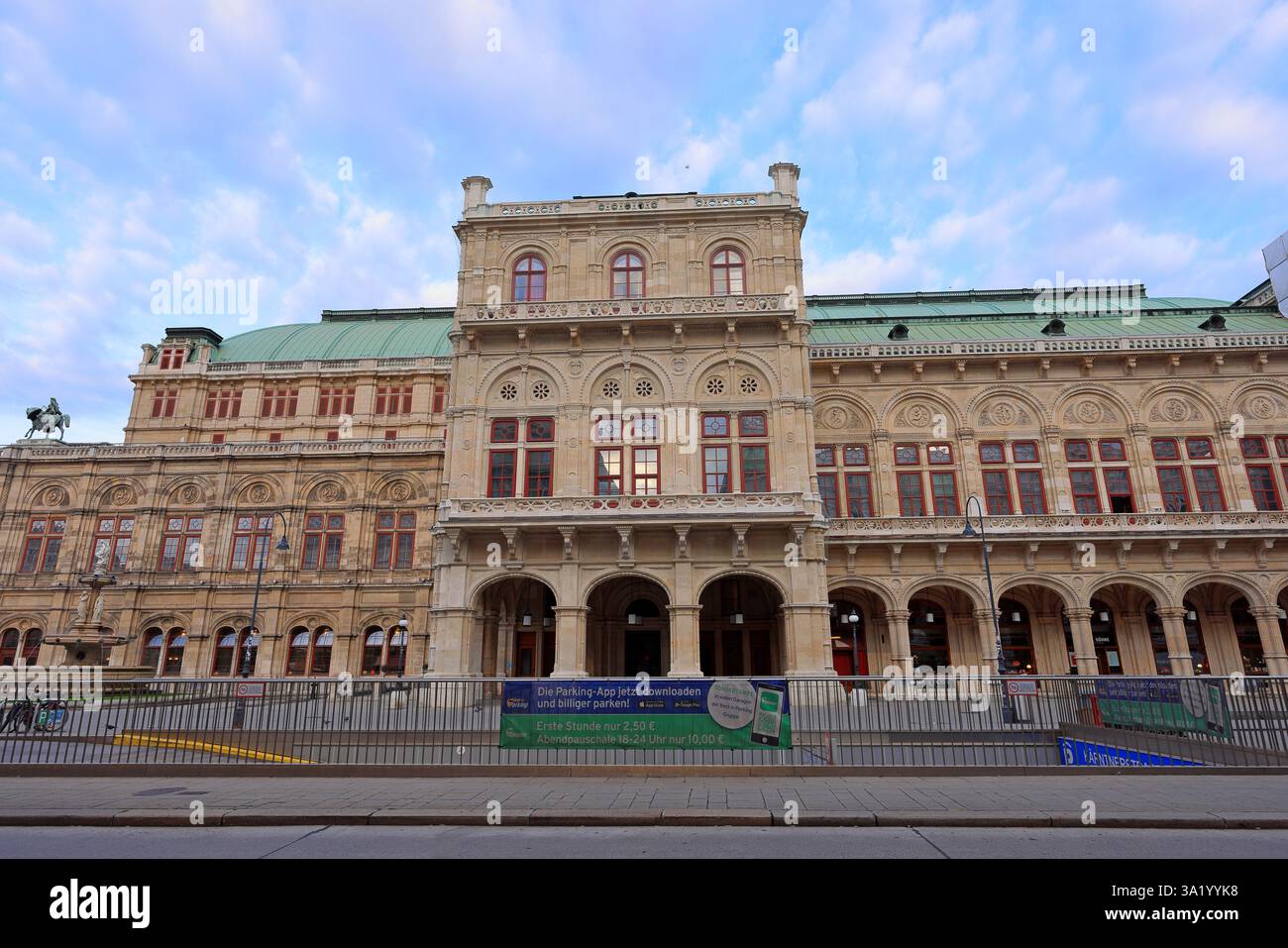 Wiener Staatsoper, berühmtes Opernhaus in Wien (Wien), Österreich Stockfoto