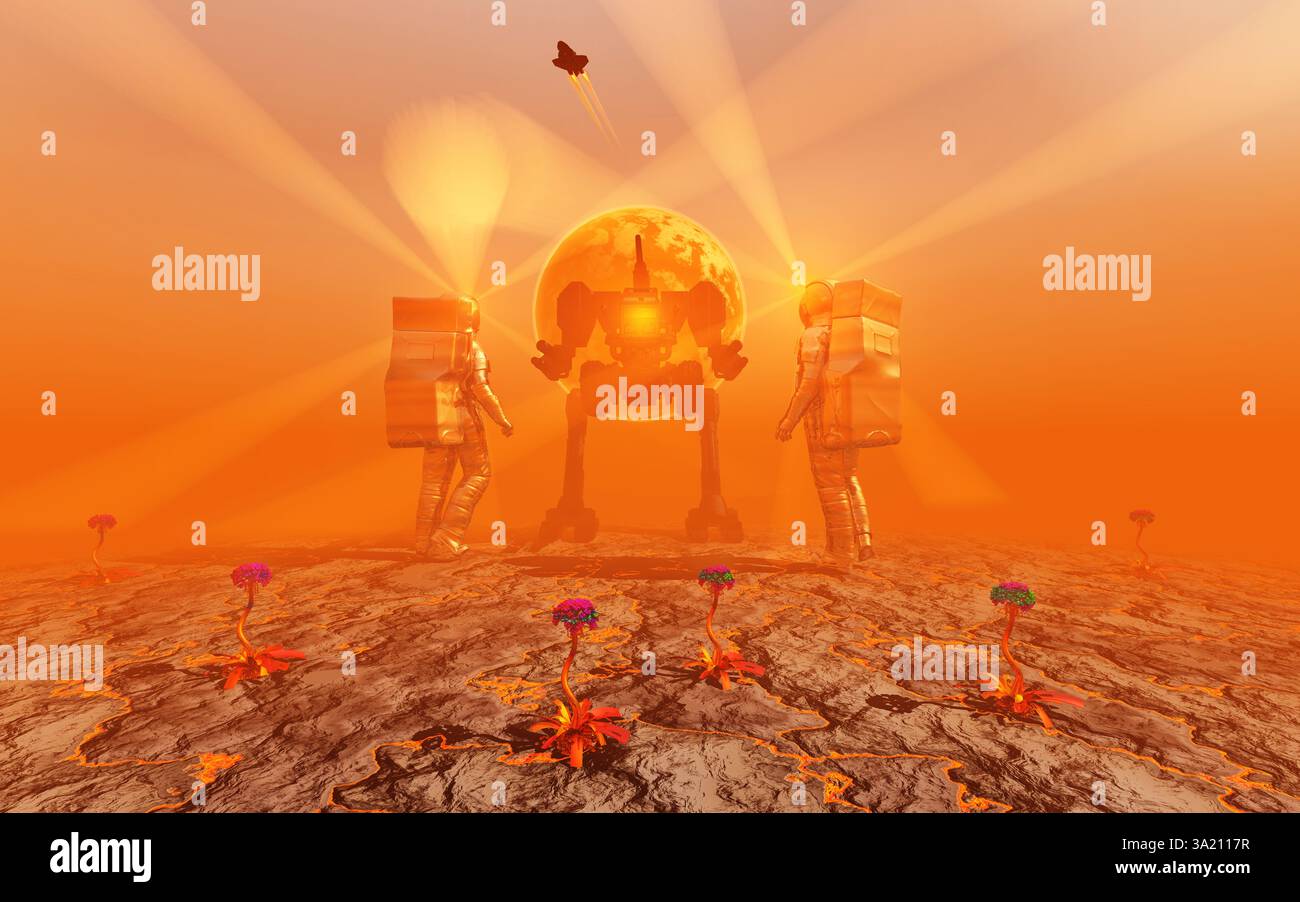 Red Planet Explorers Stockfoto