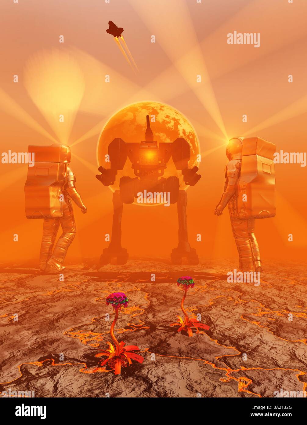 Red Planet Explorers Stockfoto