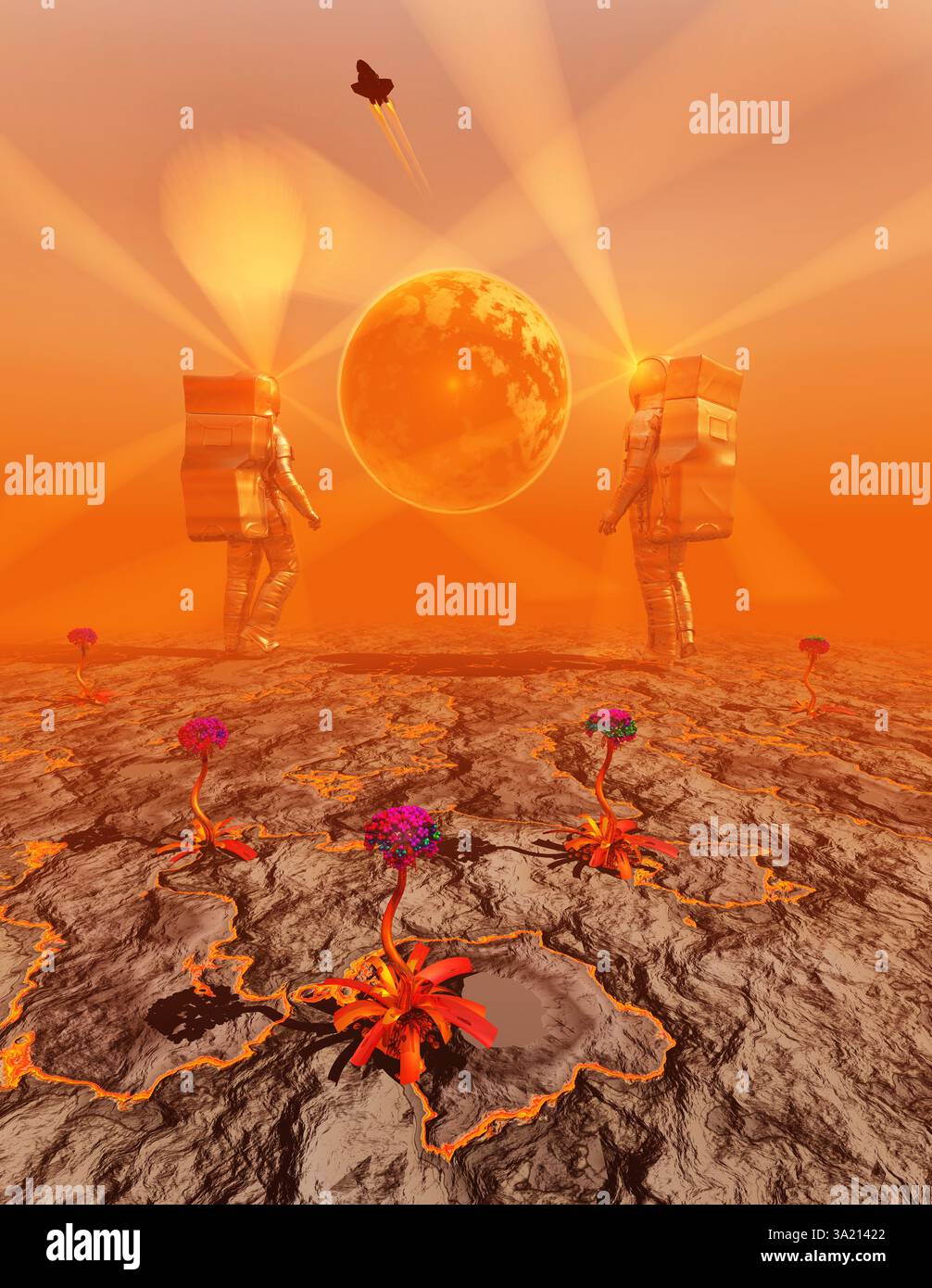 Red Planet Explorers Stockfoto