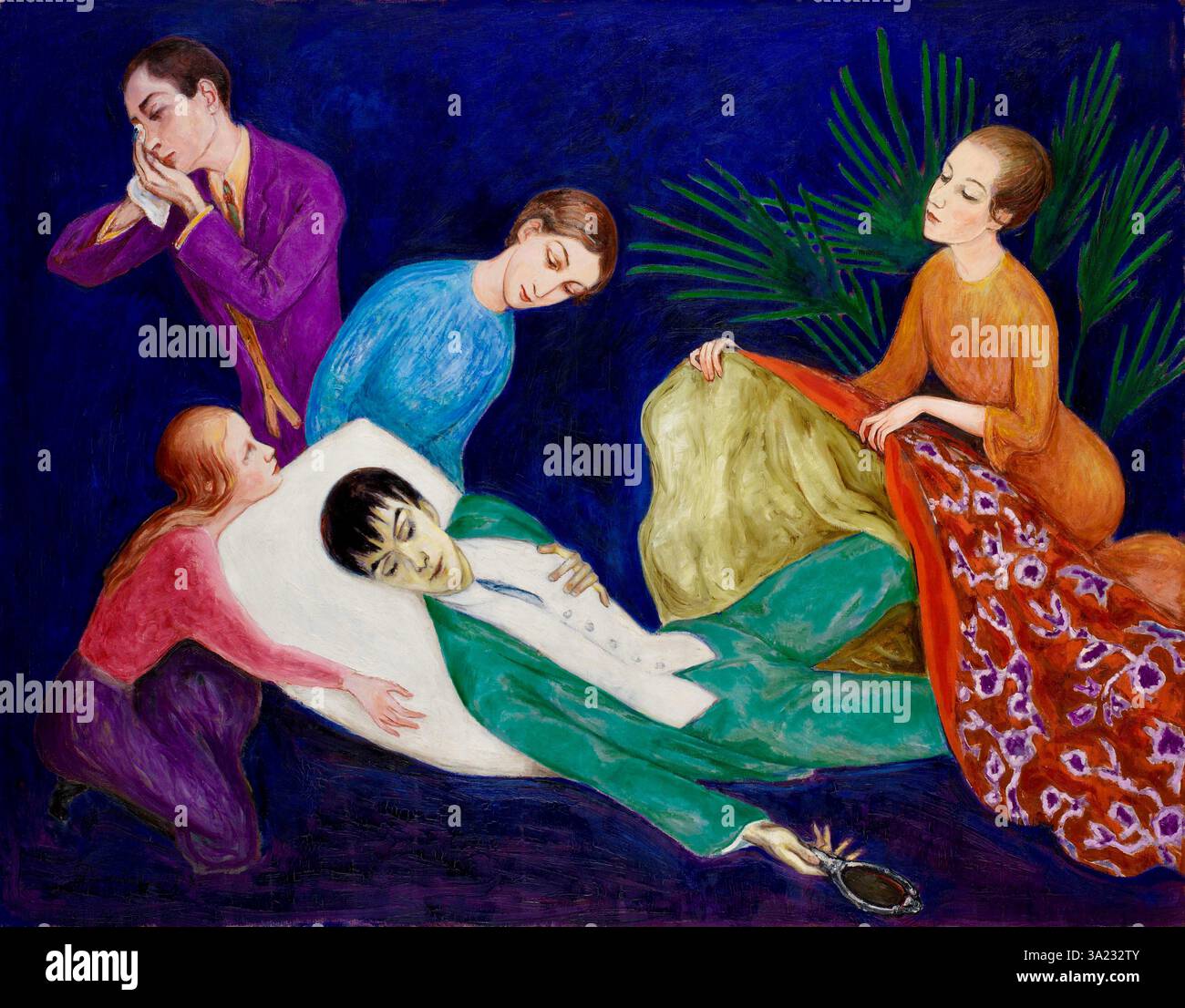 Nils Dardel - Der Sterbende Dandy - 1918. Stockfoto