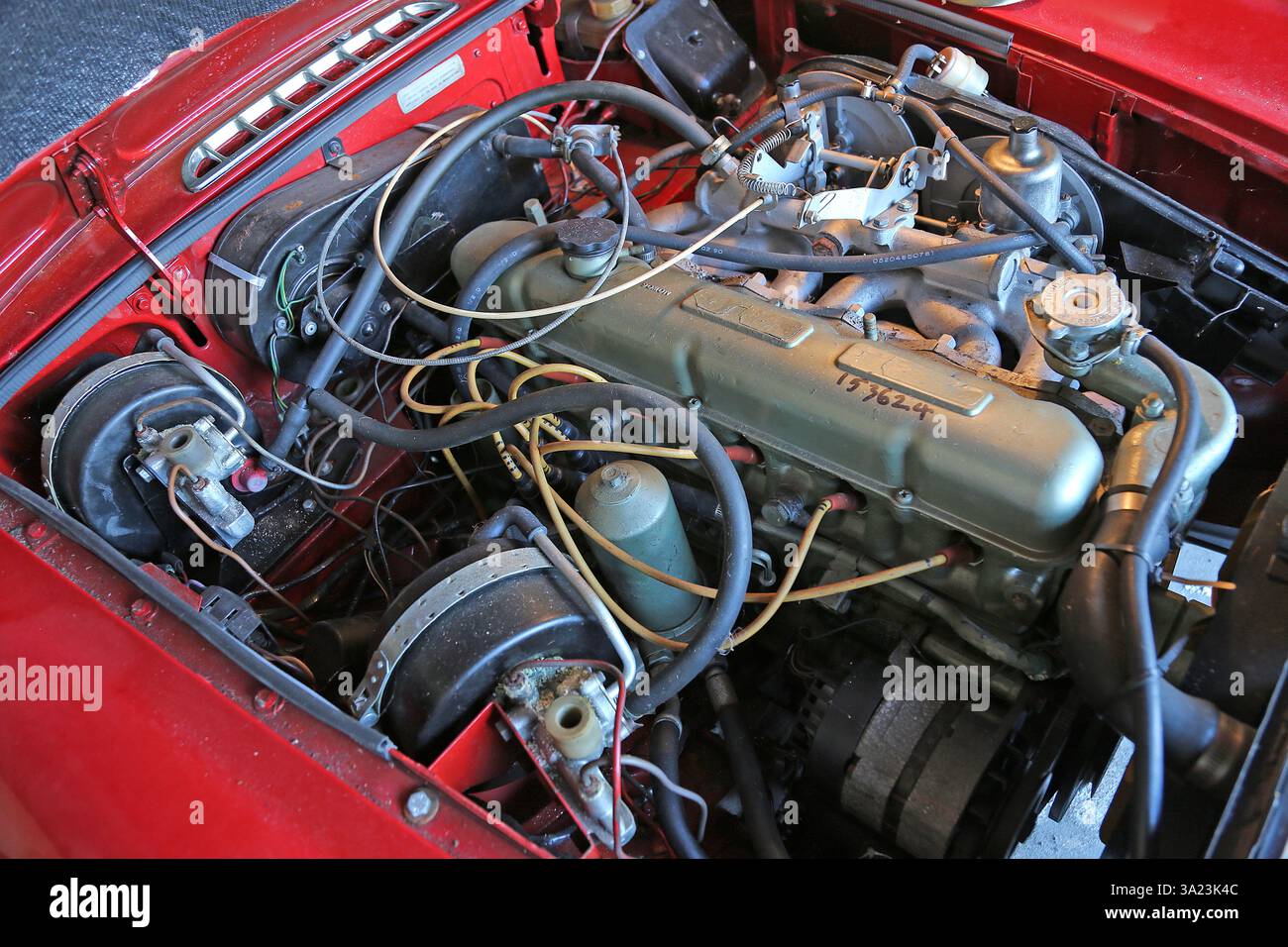 MG C Roadster 3,0 (1969) Garage Find, Dorset, England, Großbritannien, Großbritannien, Europa Stockfoto
