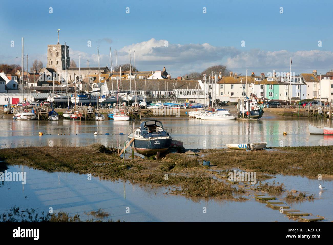 Shoreham Old Harbour, West Sussex, England Stockfoto